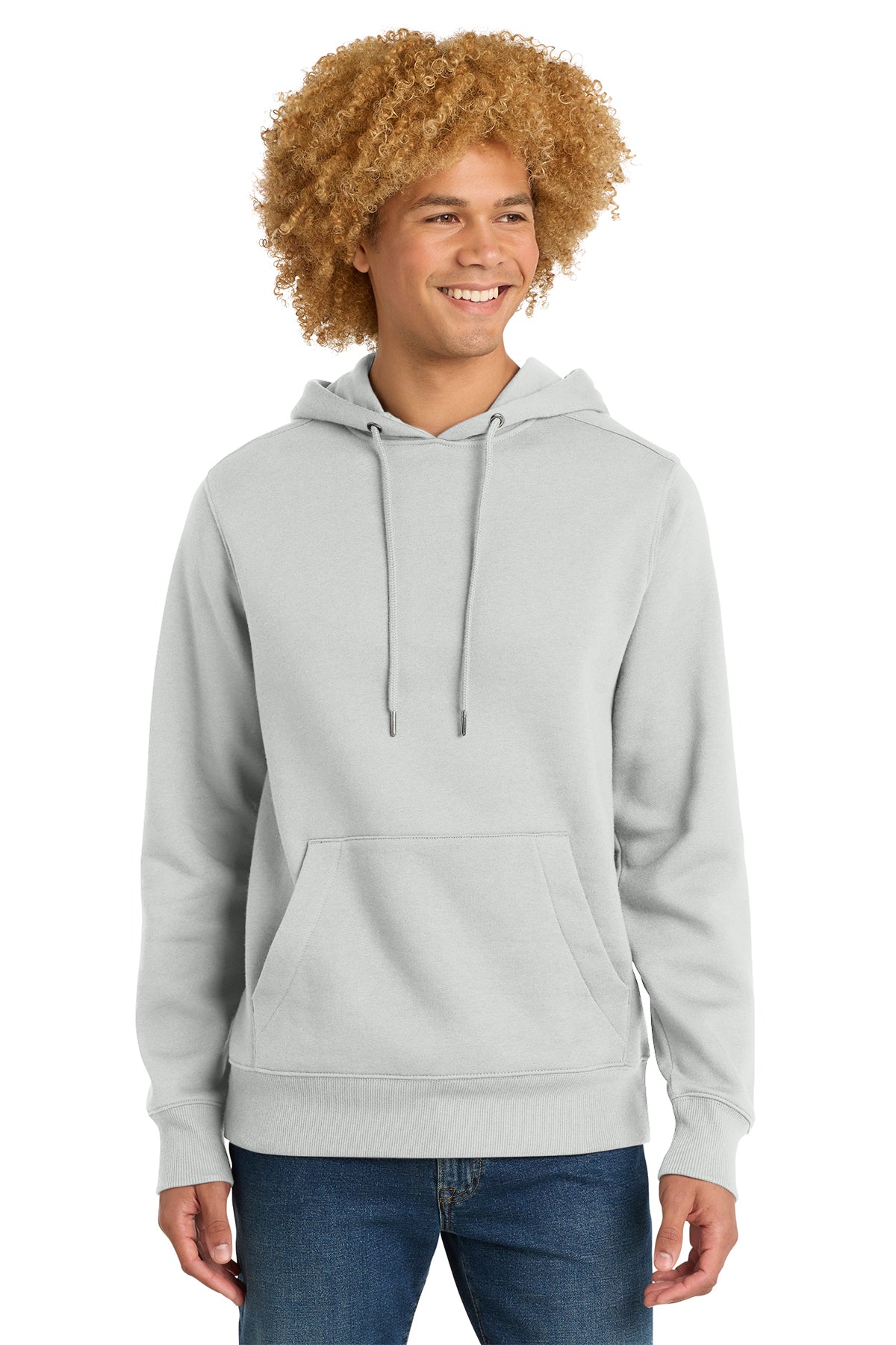 District® Perfect Weight® Fleece Hoodie DT1101 - Ash