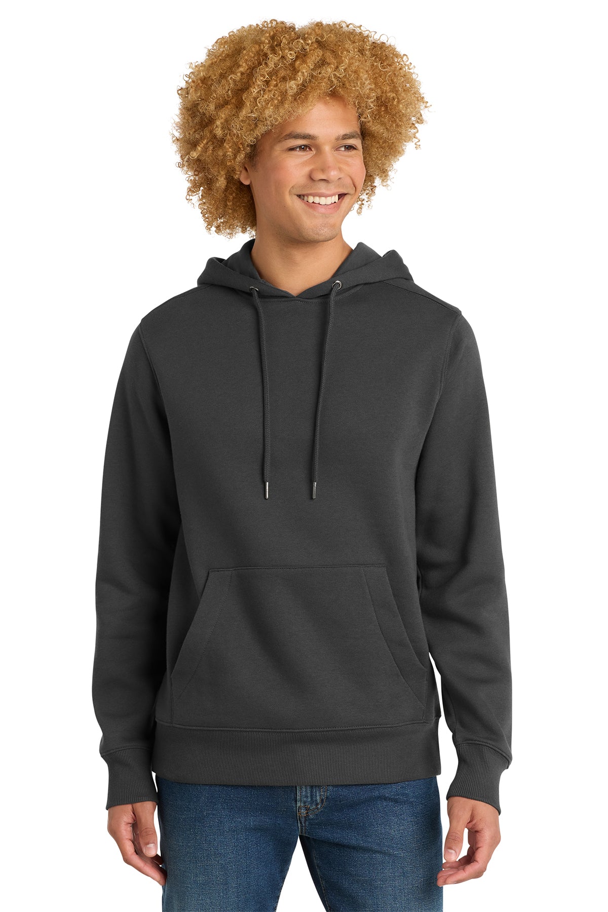 District® Perfect Weight® Fleece Hoodie DT1101 - Charcoal