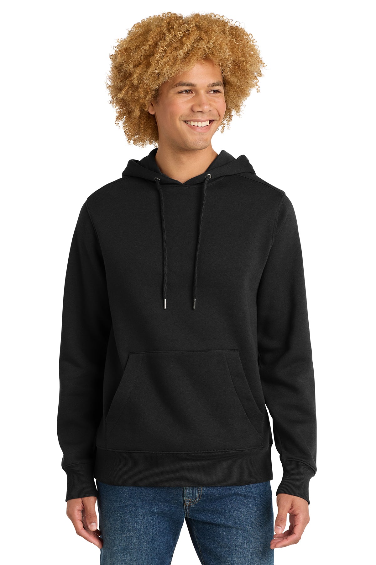 District® Perfect Weight® Fleece Hoodie DT1101 - Jet Black
