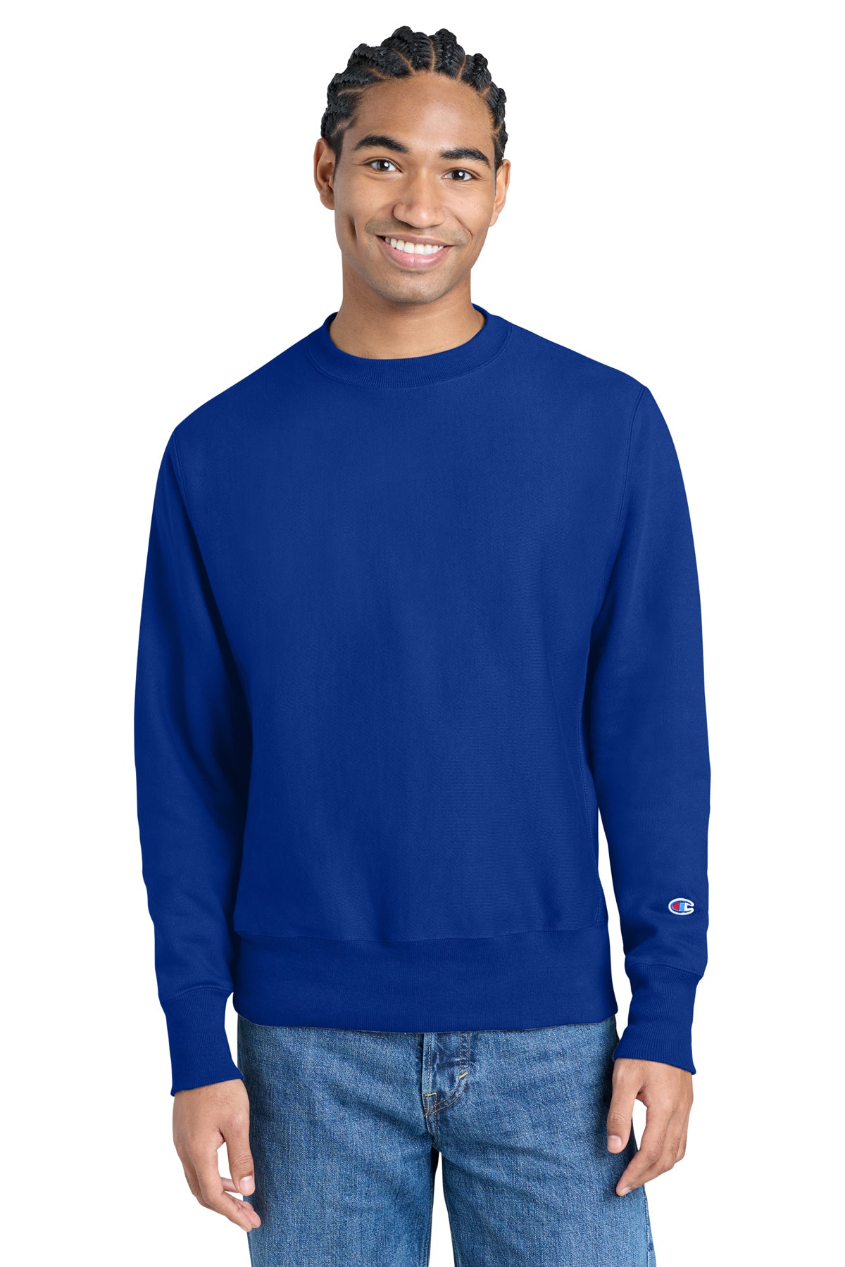 Champion® Reverse Weave® Crewneck Sweatshirt S149 - Athletic Royal