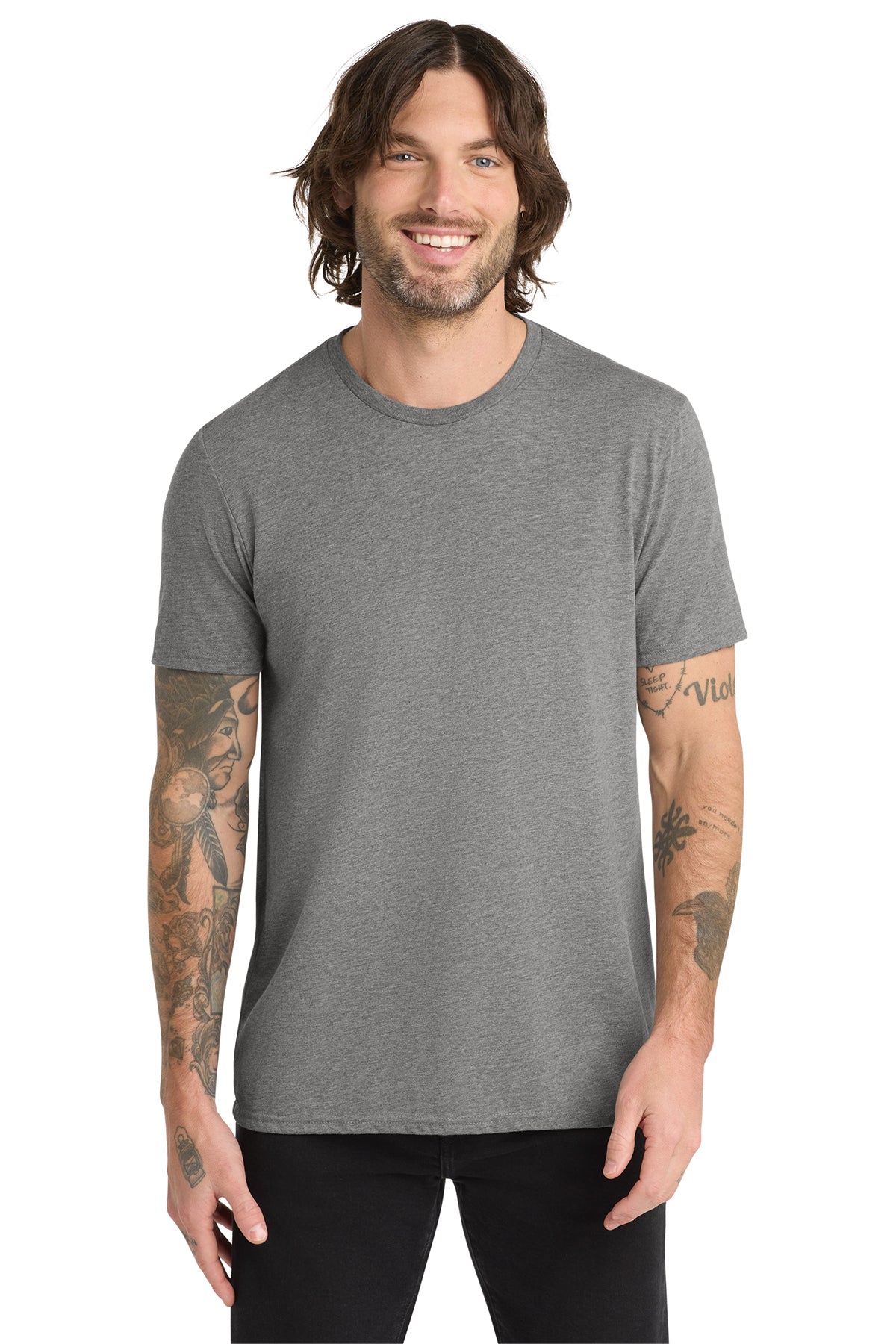 Allmade® Unisex Tri-Blend Tee AL2004 - Aluminum Grey