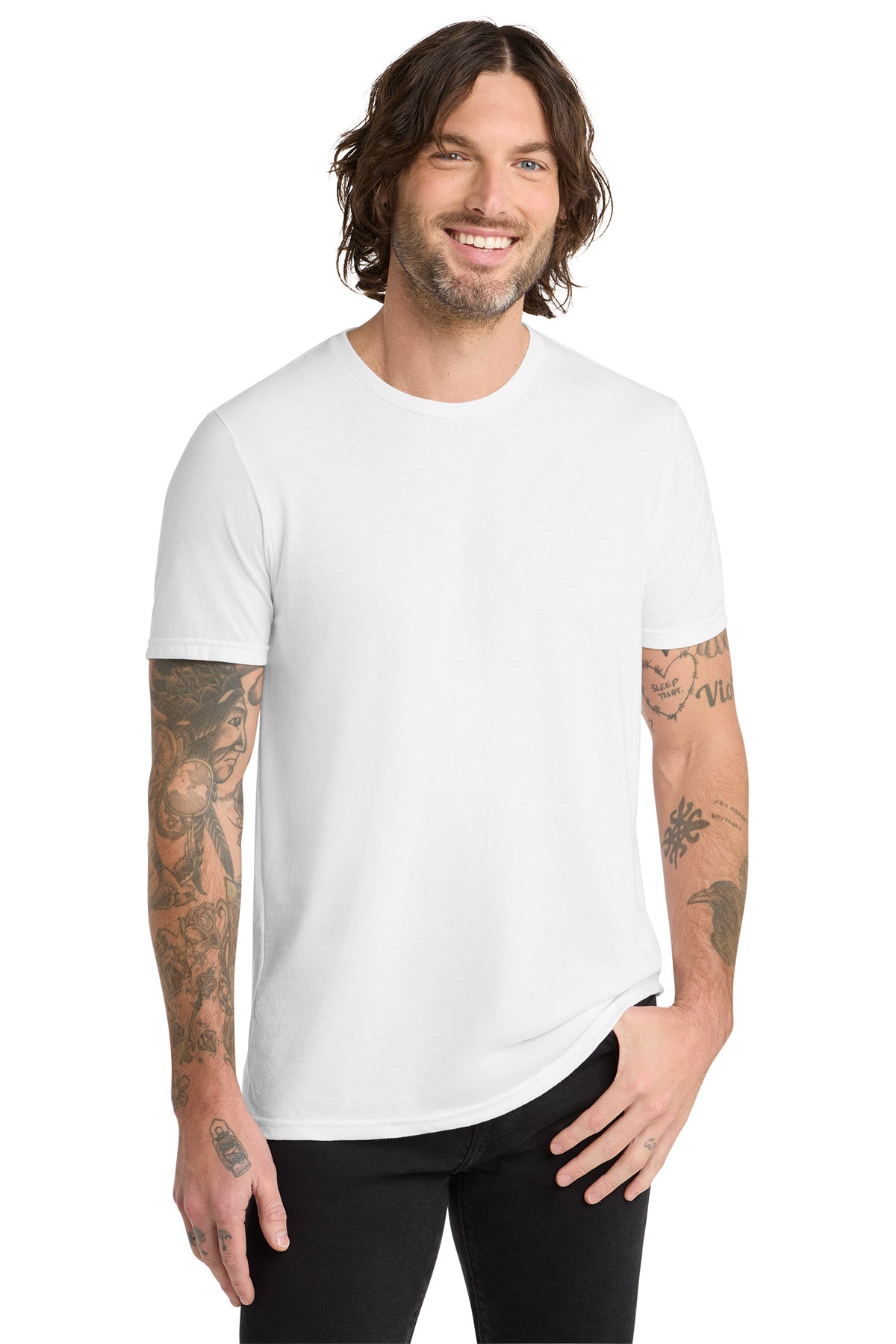 Allmade® Unisex Tri-Blend Tee AL2004 - Bright White