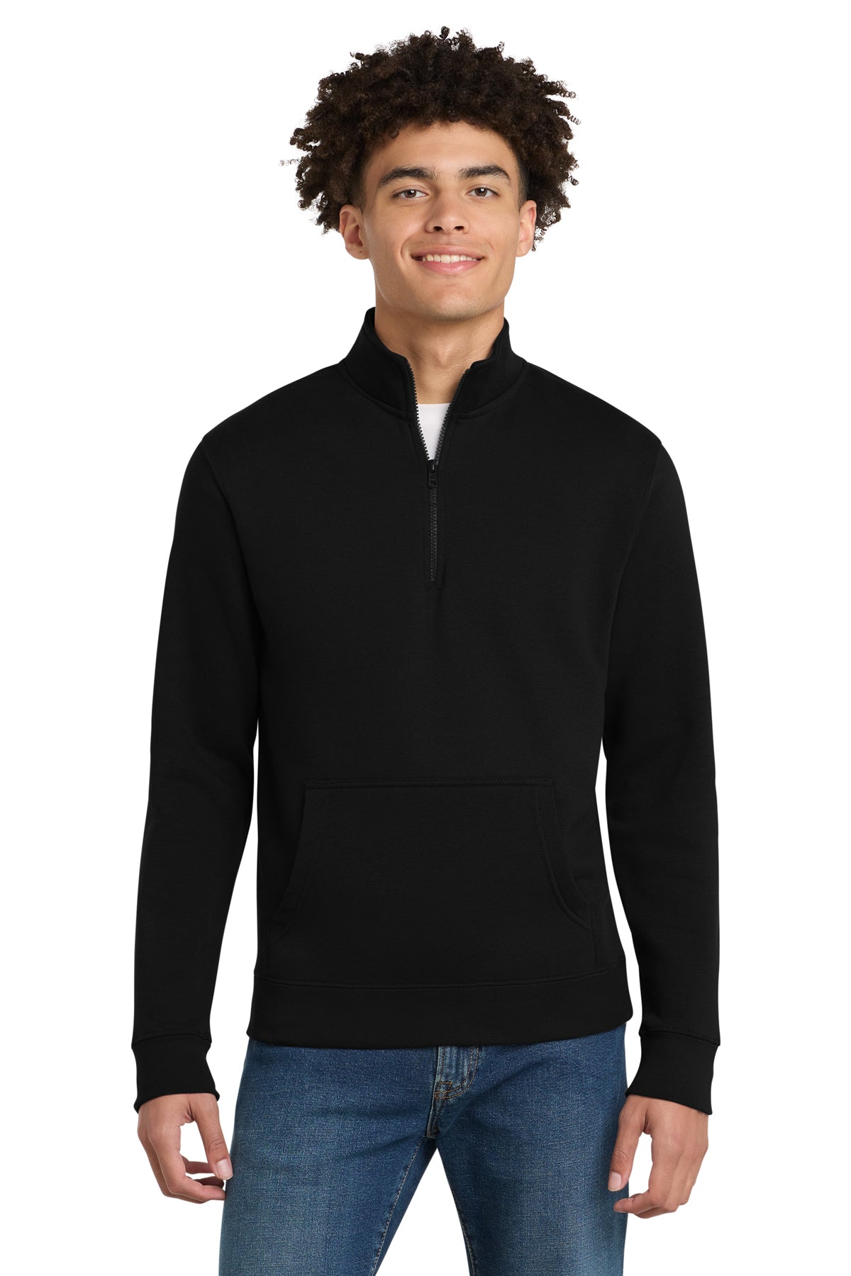 District® V.I.T.™ Fleece 1/4-Zip DT6106 - Black