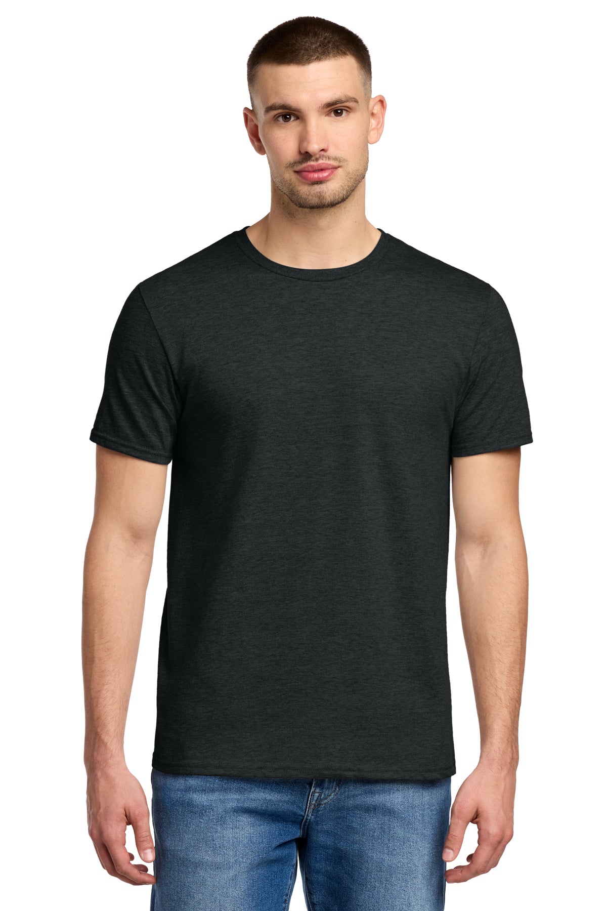 Jerzees® Premium Blend Ring Spun T-Shirt 560M - Black Ink Heather