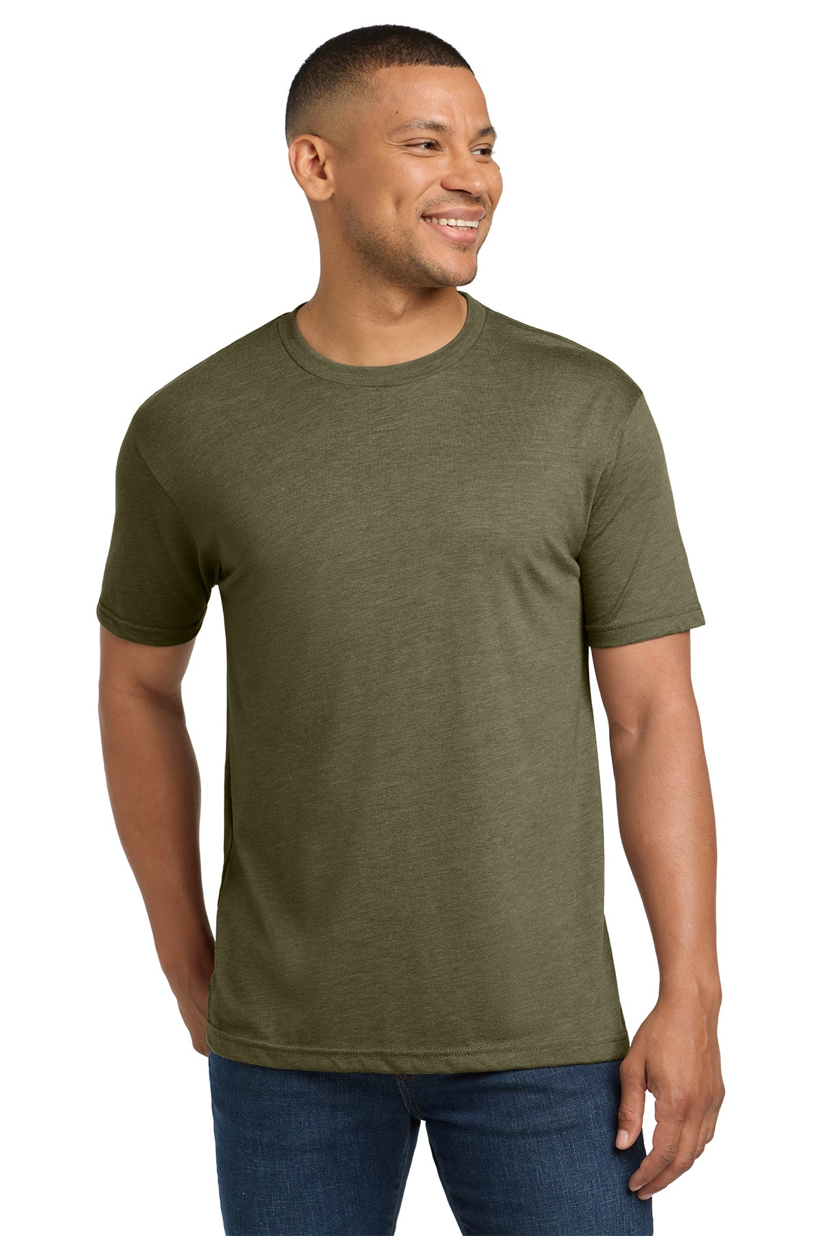 Next Level Apparel® Adult Tri-Blend Tee NL6010 - Military Green