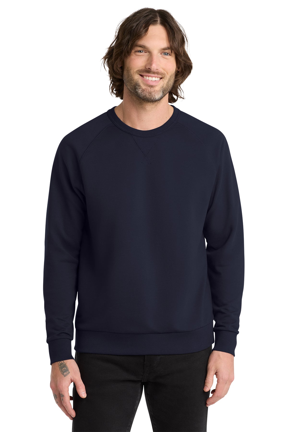 Allmade® Unisex Organic French Terry Crewneck Sweatshirt AL4004 - Night Sky Navy