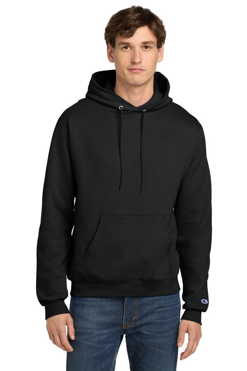 Champion® Powerblend® Pullover Hoodie S700 - Black