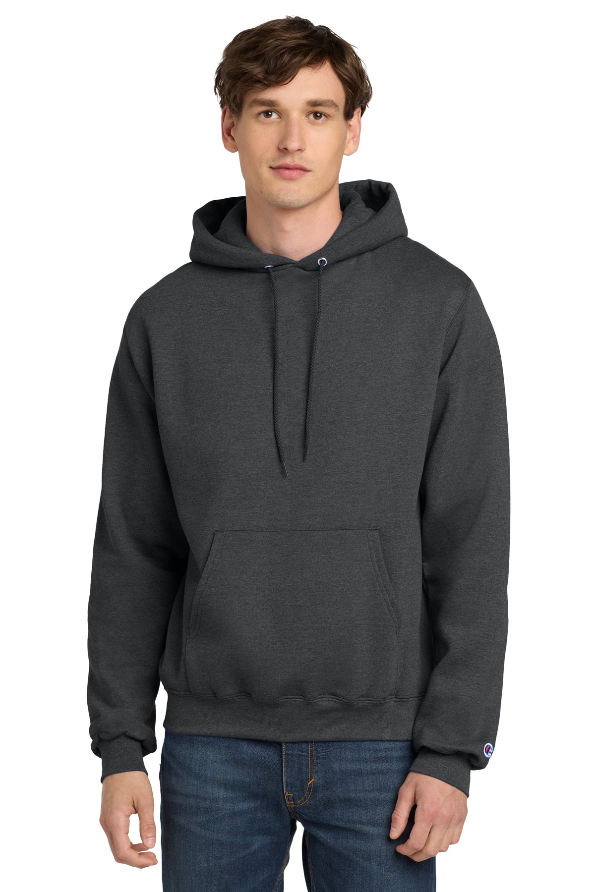 Champion® Powerblend® Pullover Hoodie S700 - Charcoal Heather