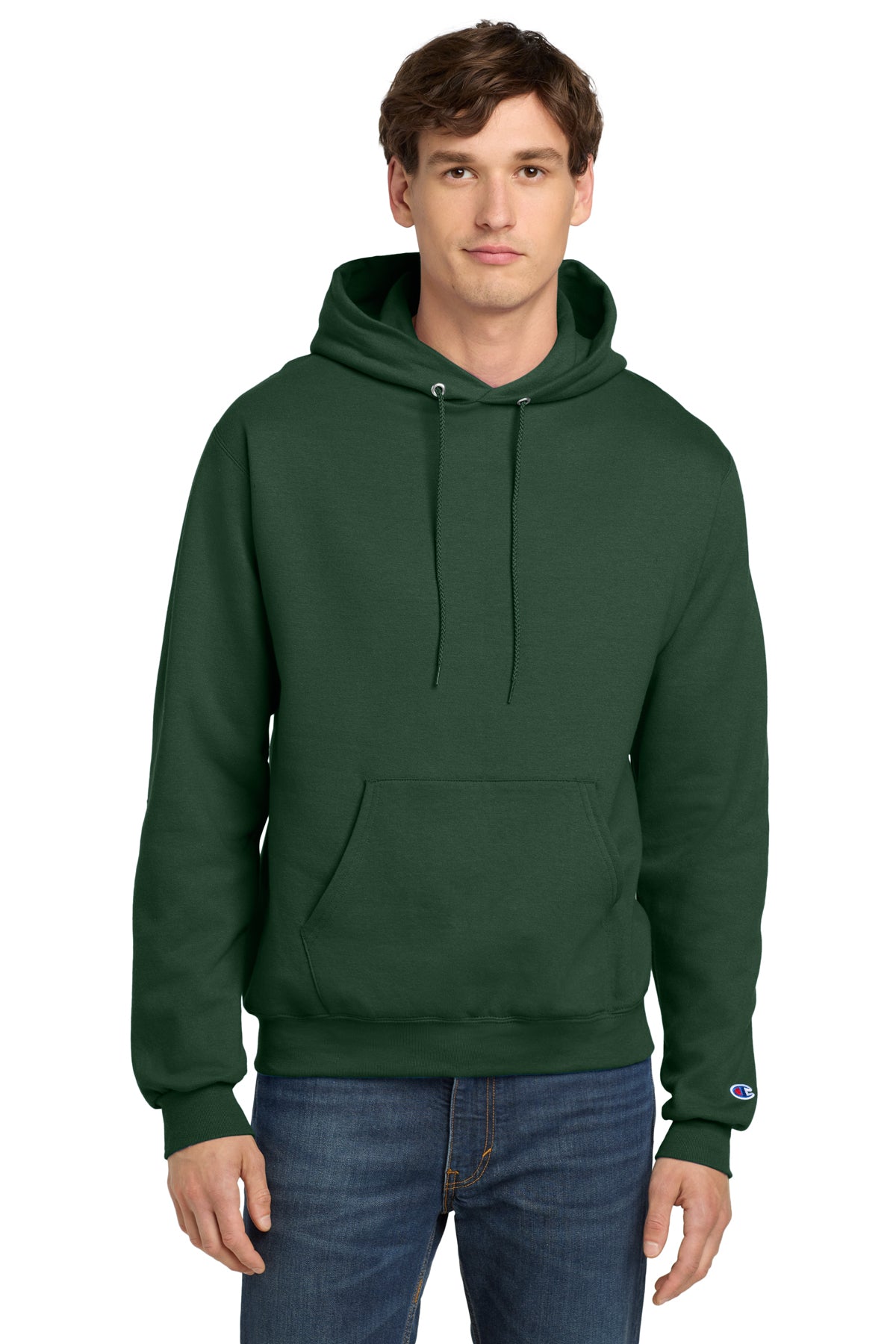 Champion® Powerblend® Pullover Hoodie S700 - Dark Green
