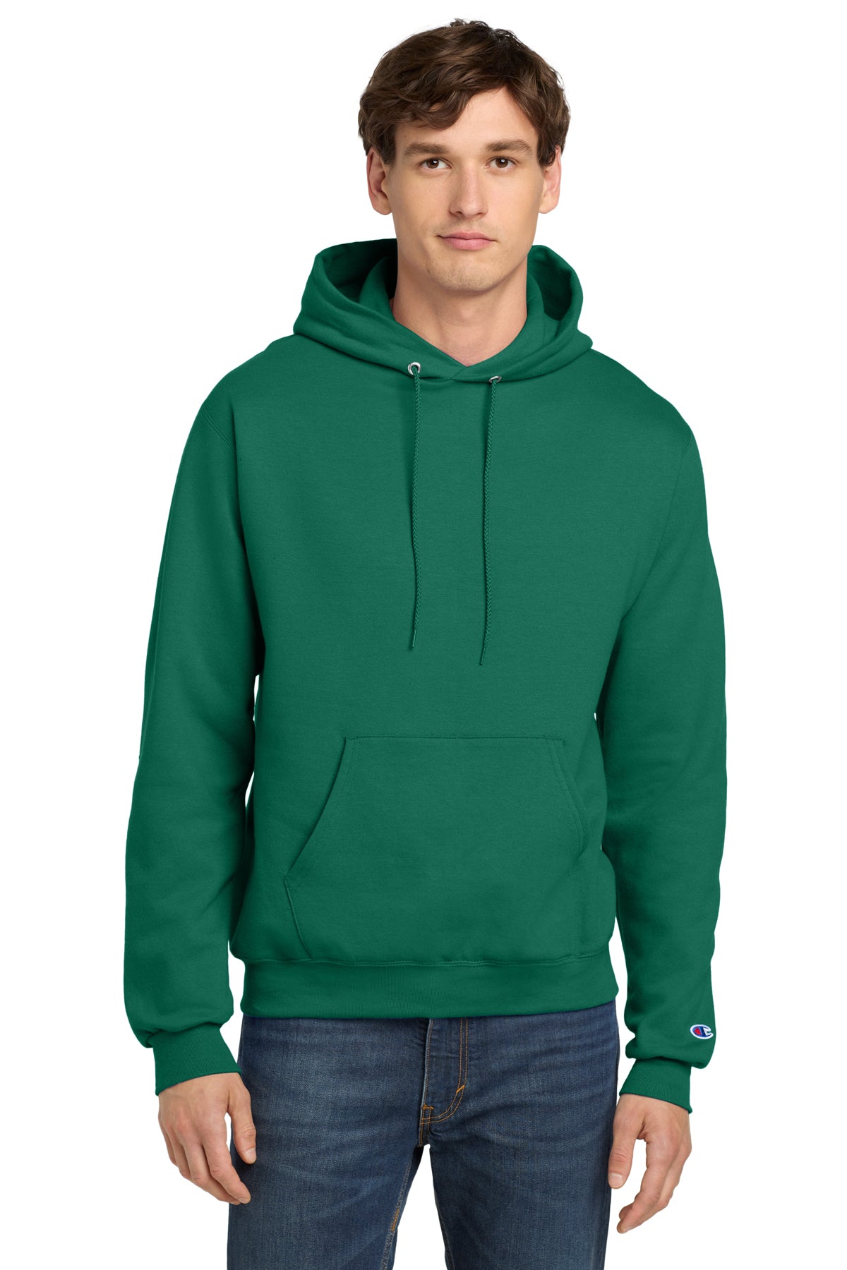 Champion® Powerblend® Pullover Hoodie S700 - Emerald Green