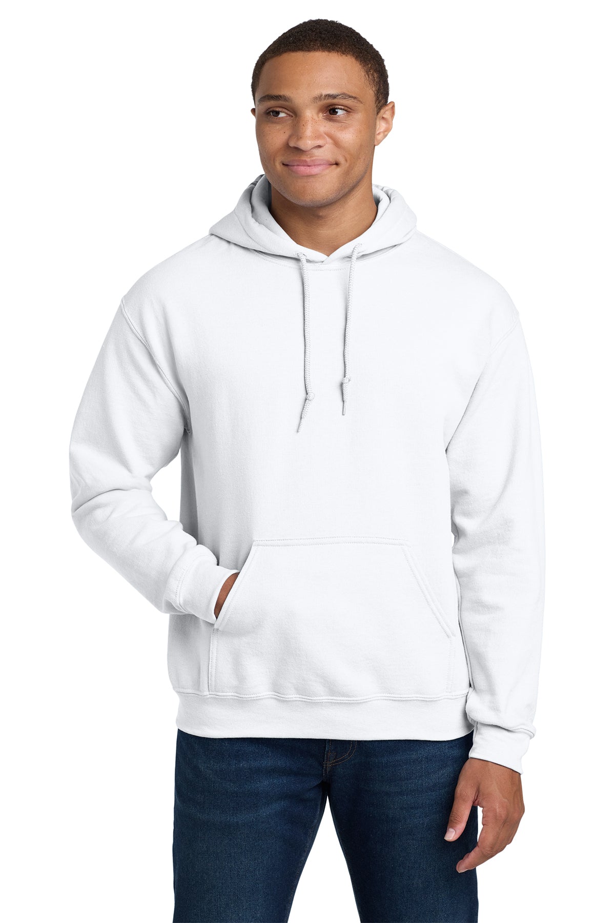 Gildan® Heavy Blend™ Hooded Sweatshirt 18500 - White