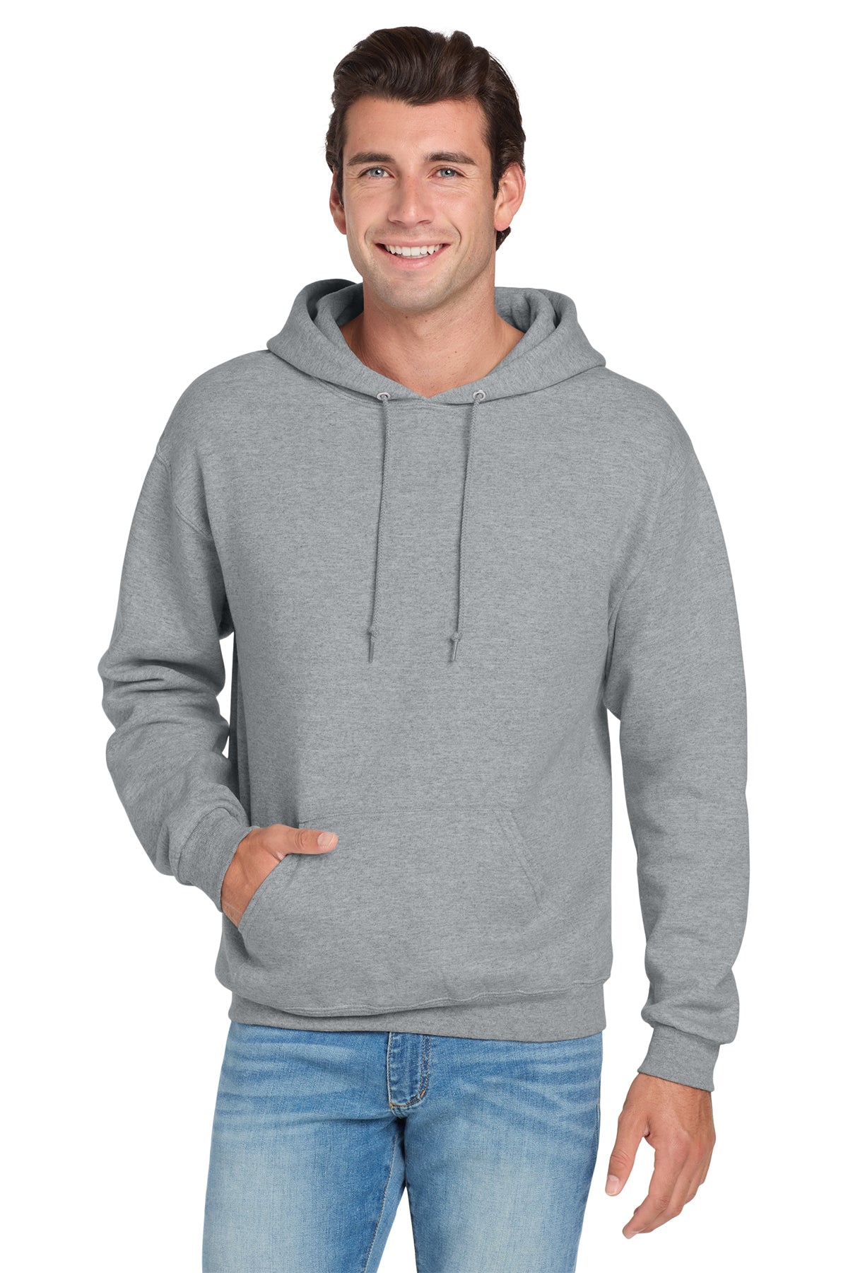 Jerzees® NuBlend® Pullover Hooded Sweatshirt 996M - Athletic Heather