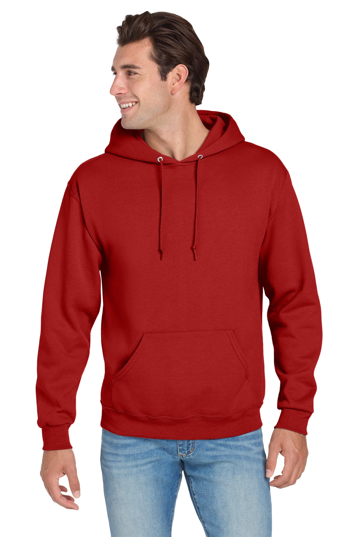 Jerzees® NuBlend® Pullover Hooded Sweatshirt 996M - True Red