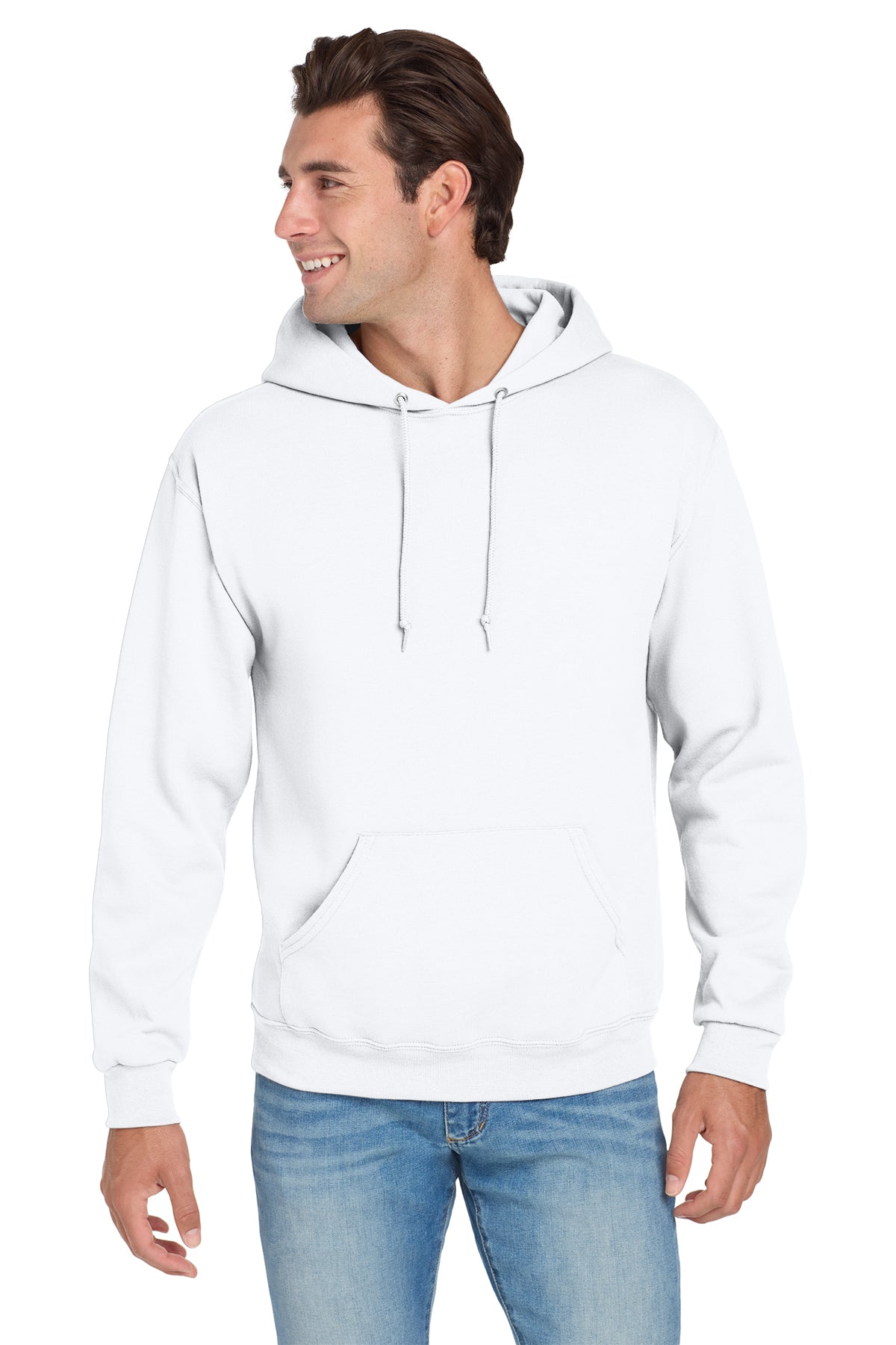 Jerzees® NuBlend® Pullover Hooded Sweatshirt 996M - White