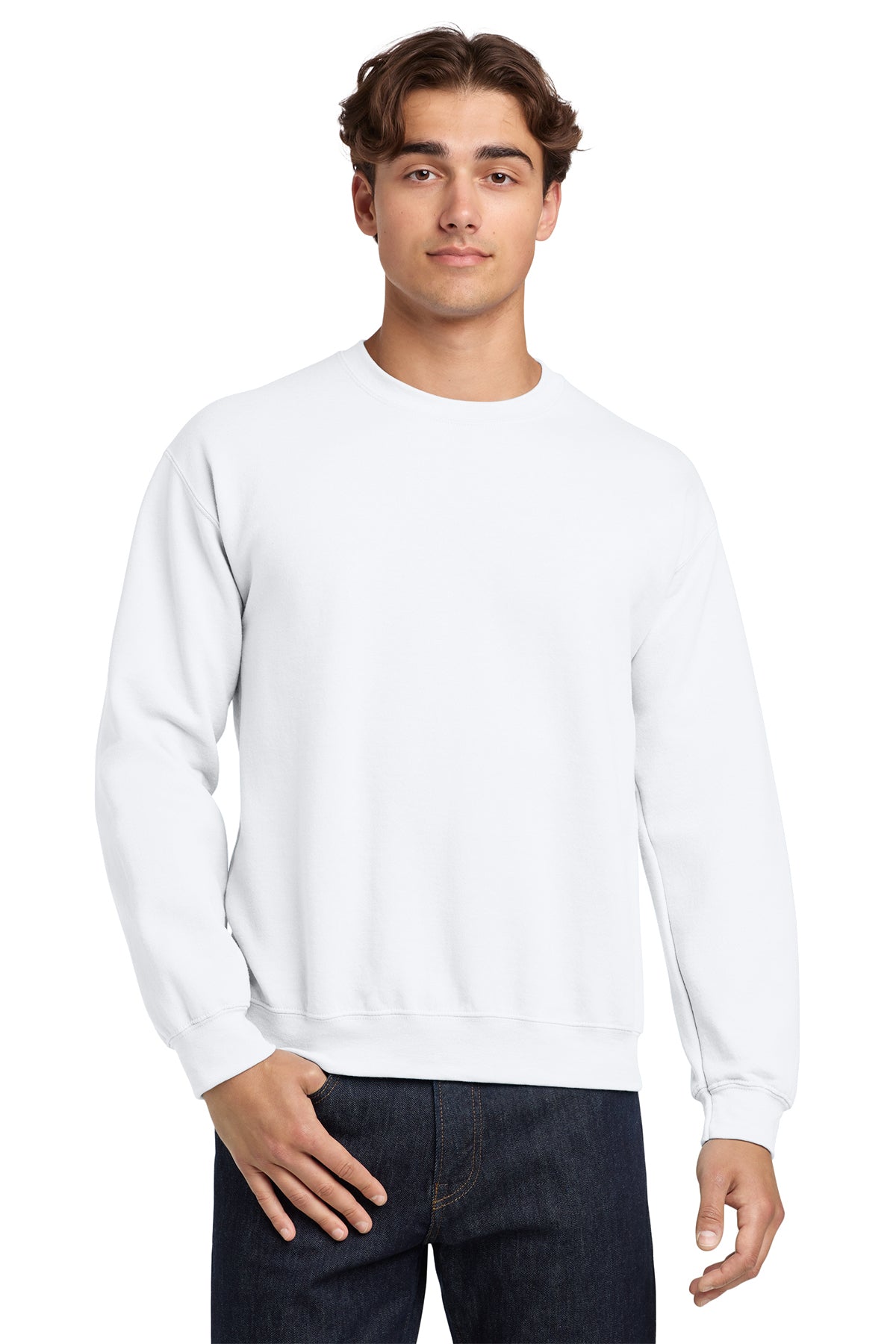 Gildan® Heavy Blend™ Crewneck Sweatshirt 18000 - White