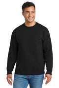 Port & Co® Essential Fleece Crewneck Sweatshirt PC90 - Jet Black