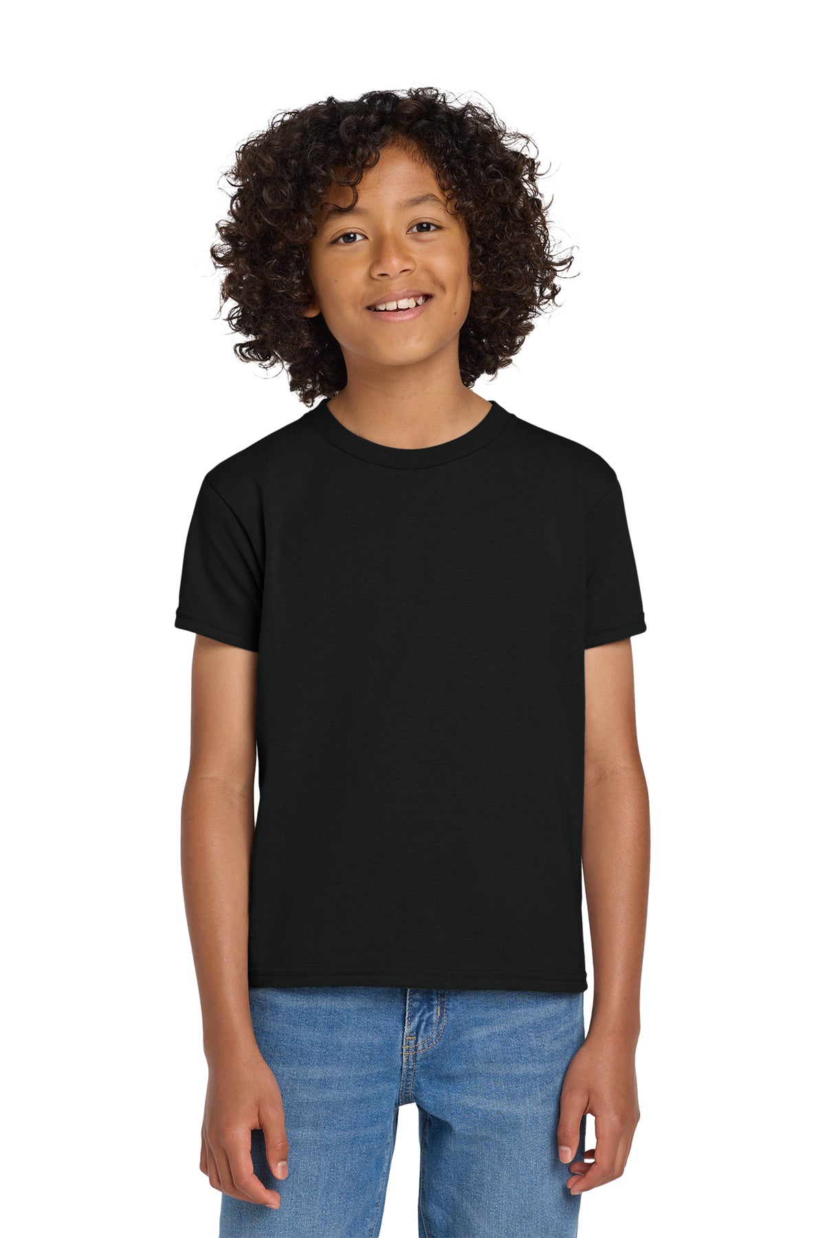 Gildan® Youth DryBlend® 50 Cotton/50 Poly T-Shirt 8000B - Black