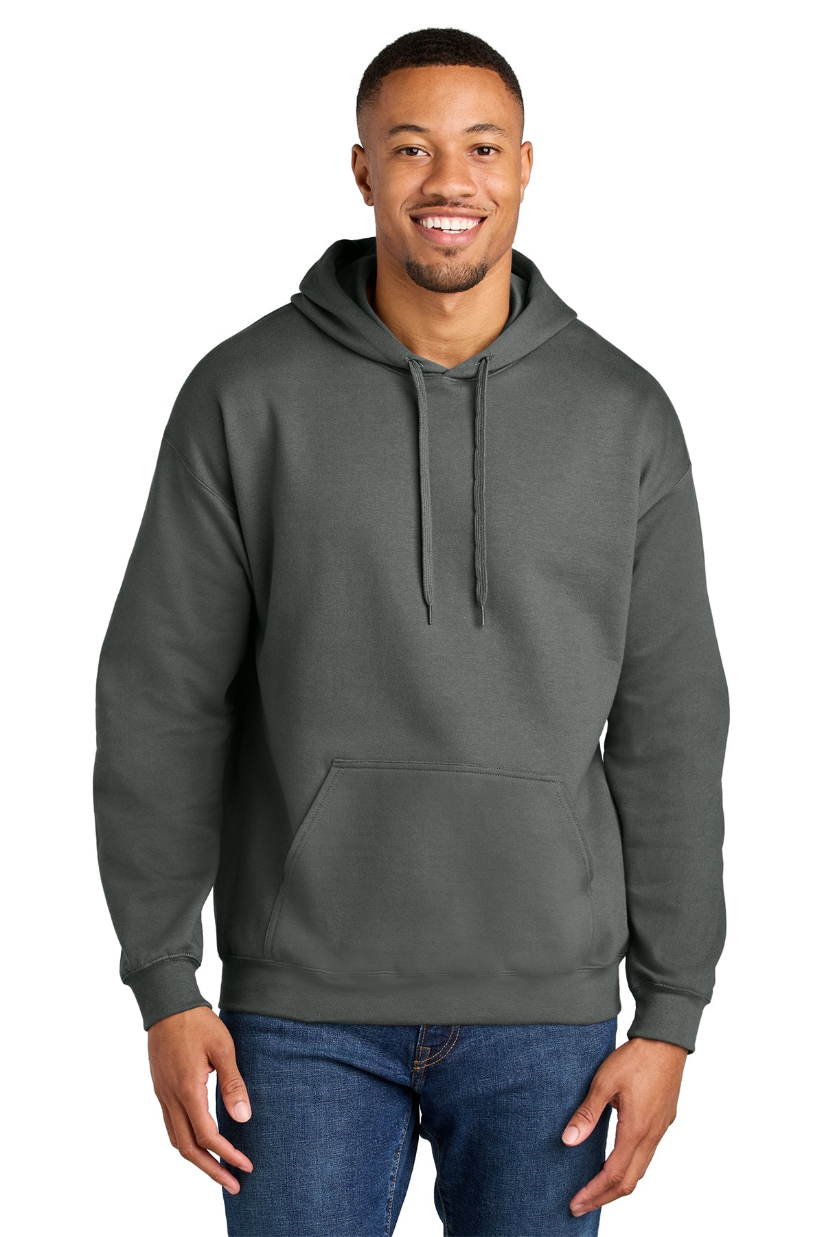 Gildan® Softstyle® Midweight Pullover Hooded Sweatshirt SF500 - Charcoal