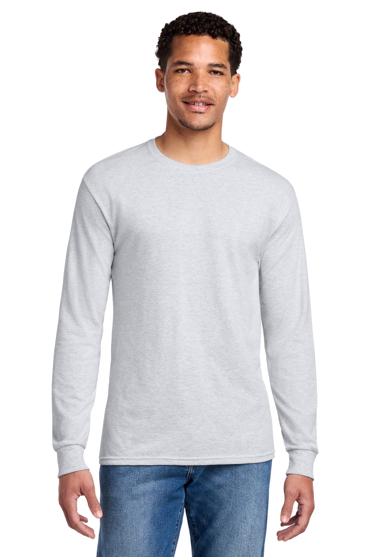 Jerzees® Dri-Power® 50/50 Cotton/Poly Long Sleeve T-Shirt 29LS - Ash