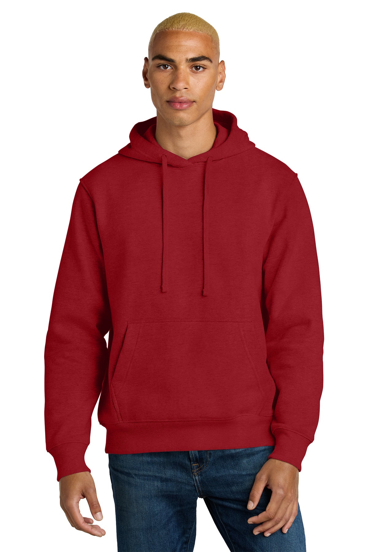 District® V.I.T.™ Super Heavyweight Fleece Hoodie DT6600 - Classic Red