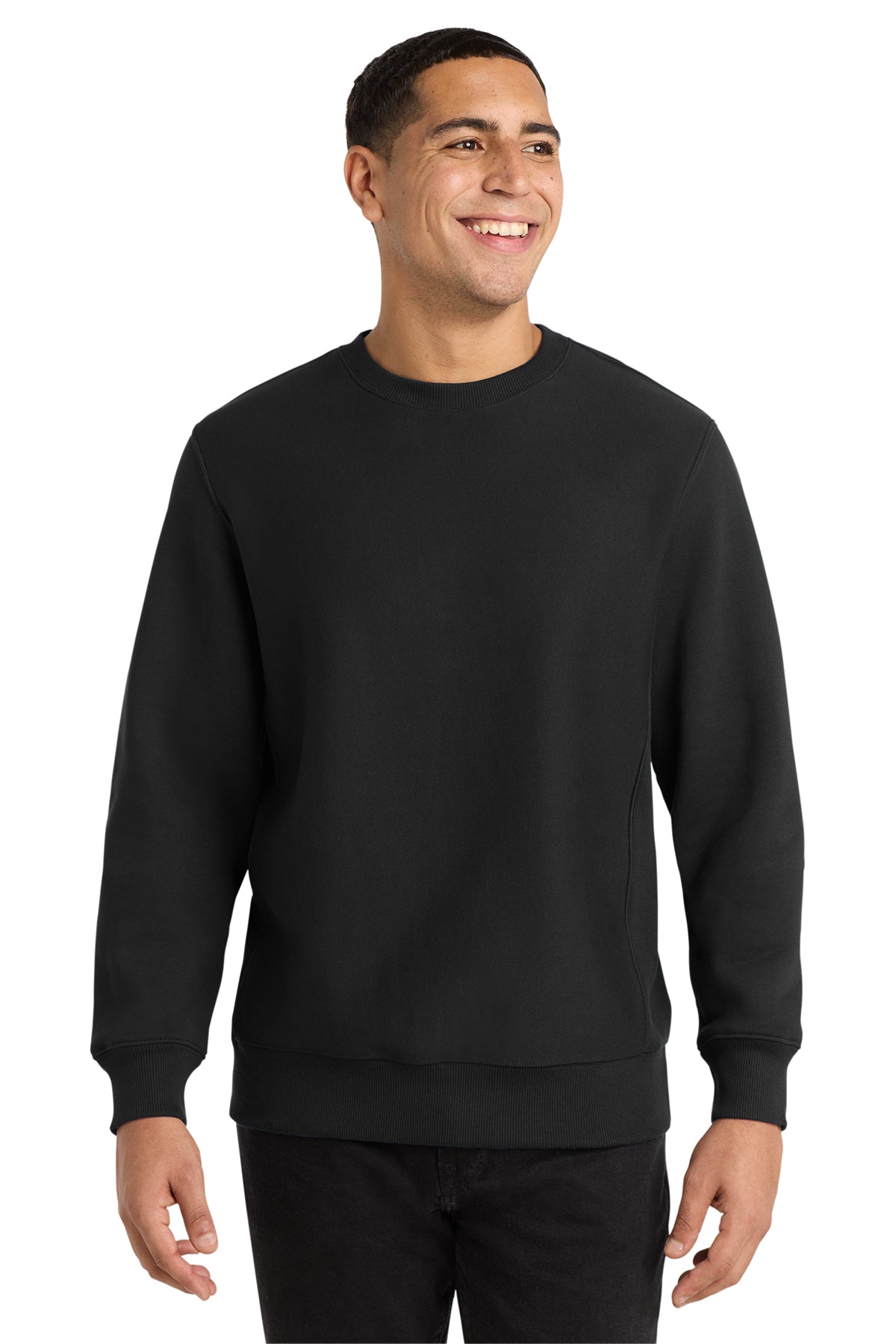 Sport-Tek® Super Heavyweight Crewneck Sweatshirt F280 - Black
