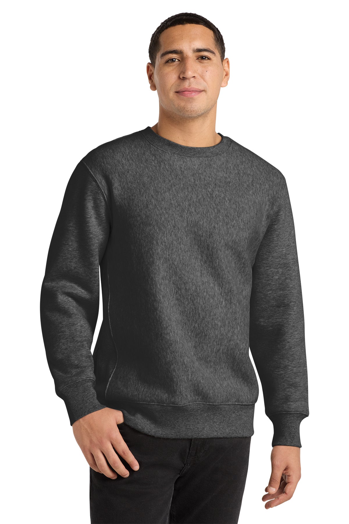 Sport-Tek® Super Heavyweight Crewneck Sweatshirt F280 - Graphite Heather