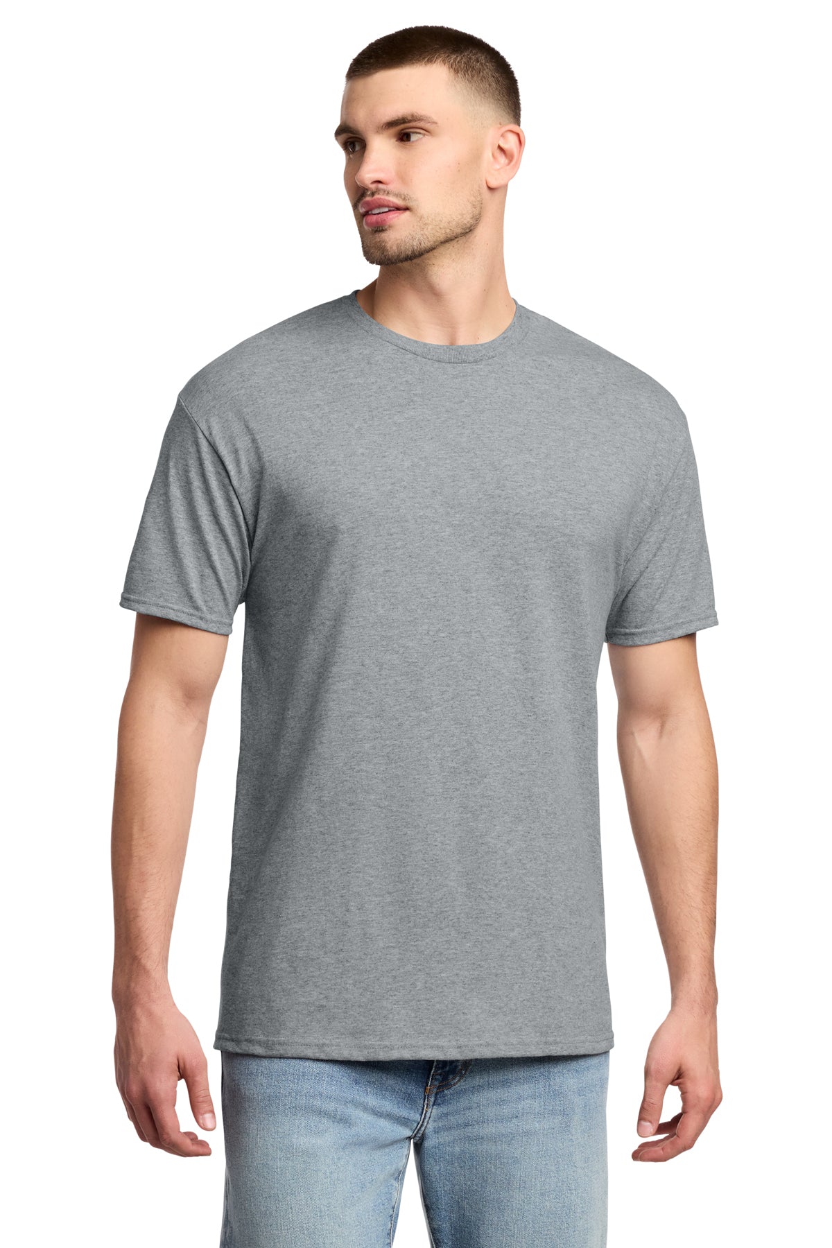 Jerzees® Dri-Power® 50/50 Cotton/Poly T-Shirt 29M - Athletic Heather