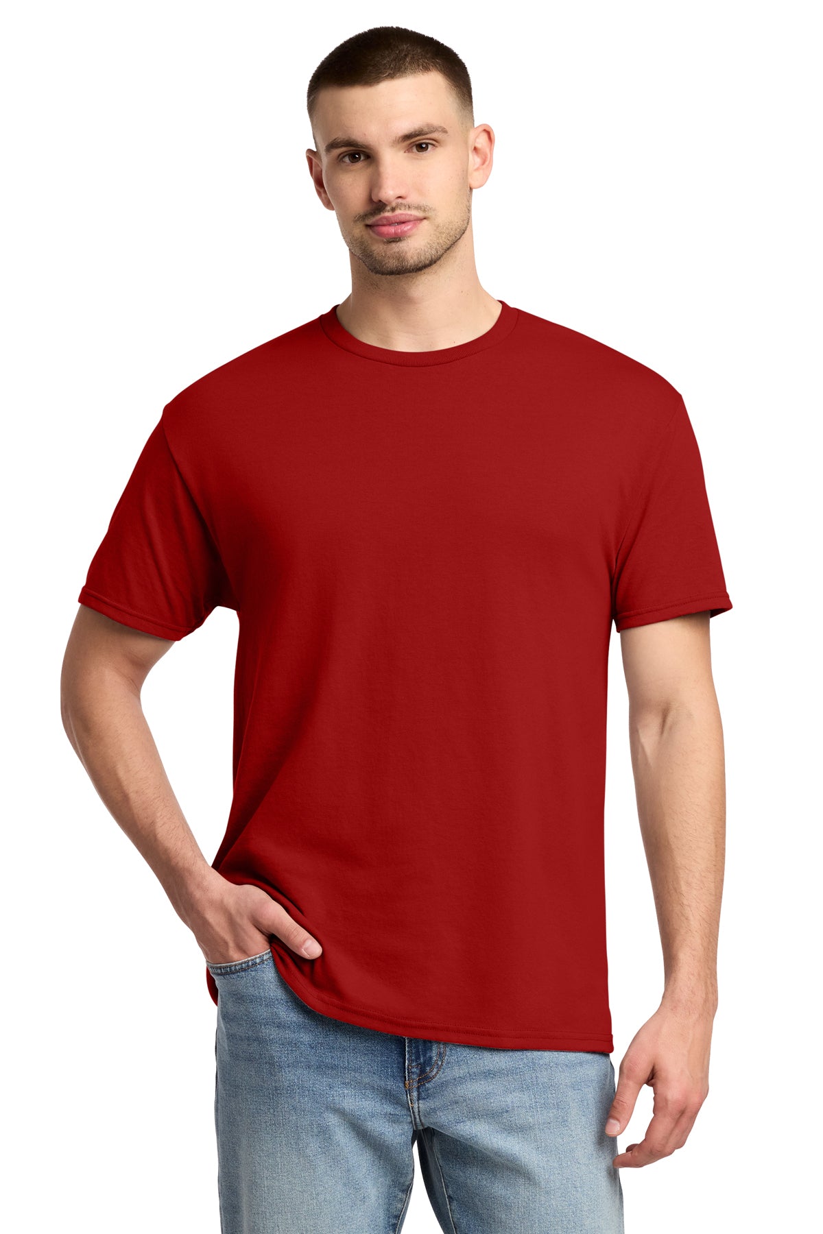 Jerzees® Dri-Power® 50/50 Cotton/Poly T-Shirt 29M - True Red