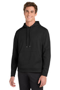 Sport-Tek® Sport-Wick® Fleece Hooded Pullover F244 - Black