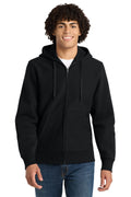 Sport-Tek® Super Heavyweight Full-Zip Hooded Sweatshirt F282 - Black