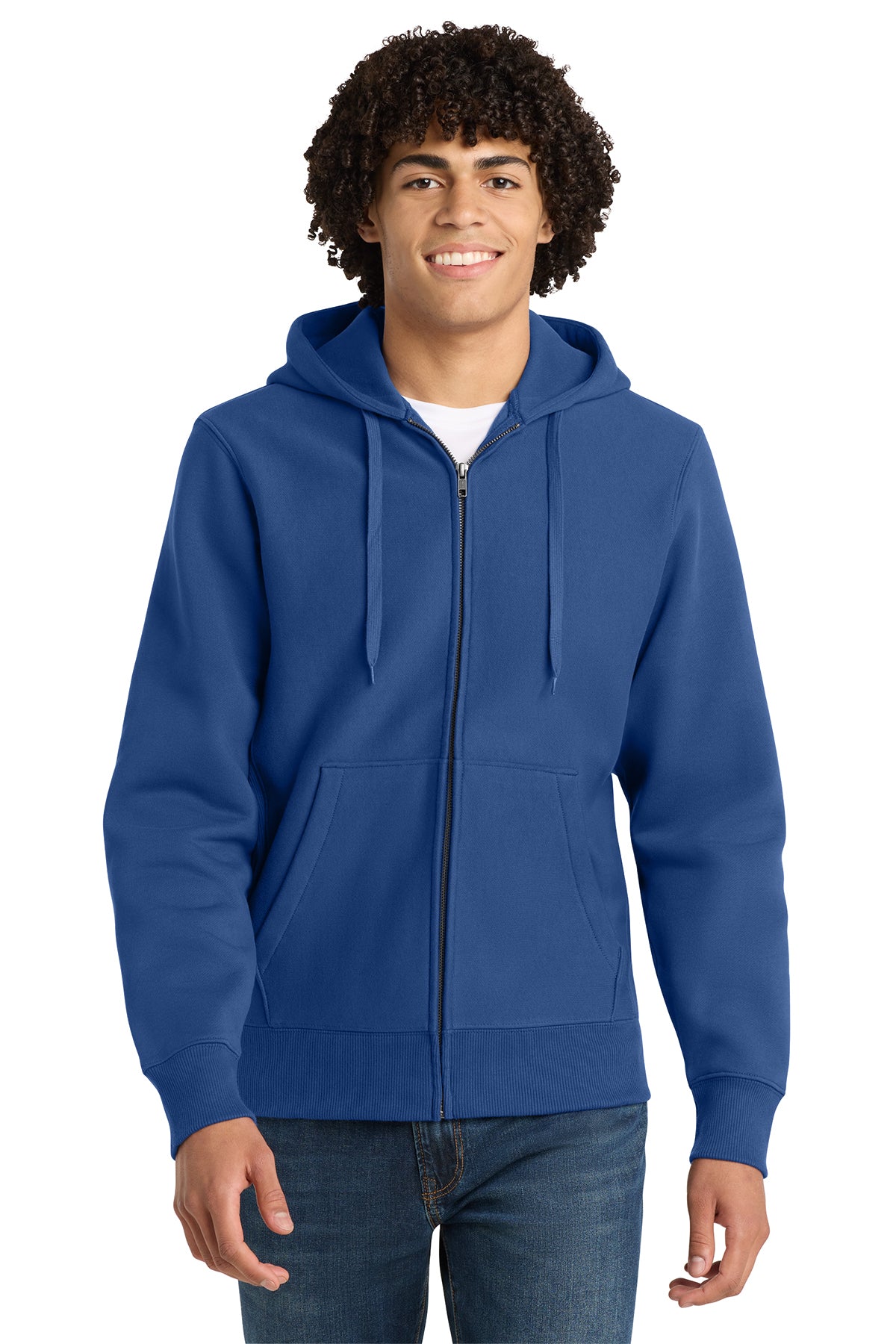 Sport-Tek® Super Heavyweight Full-Zip Hooded Sweatshirt F282 - Royal