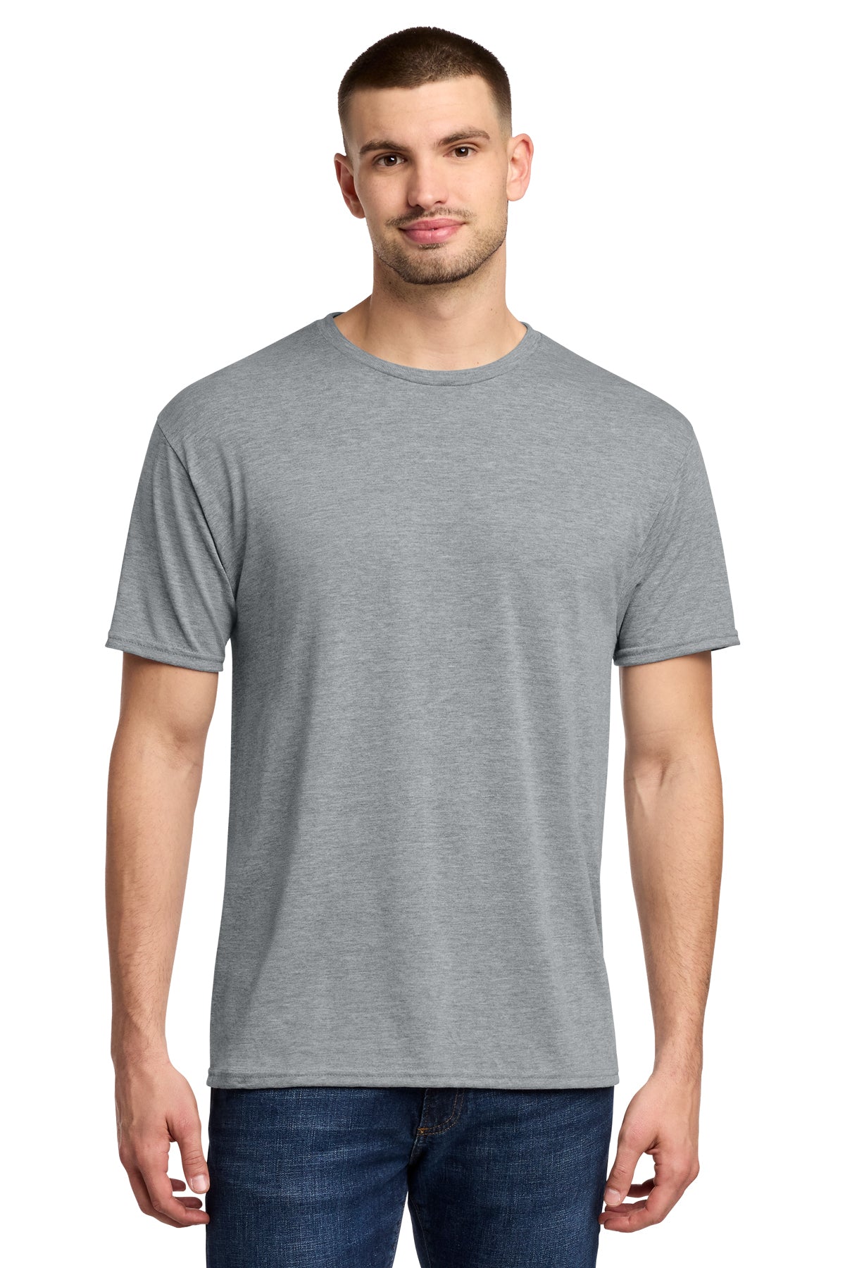 Jerzees® Dri-Power® 100% Polyester T-Shirt 21M - Athletic Heather