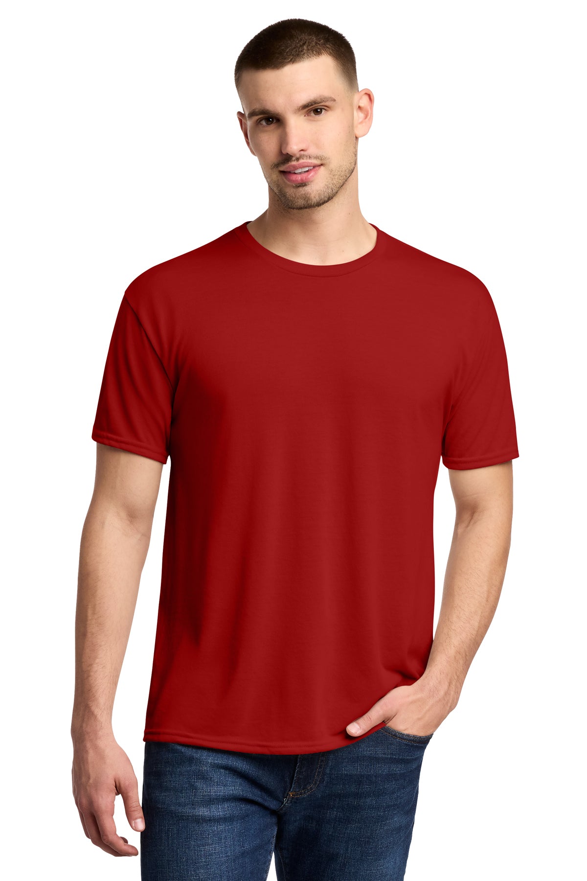 Jerzees® Dri-Power® 100% Polyester T-Shirt 21M - True Red