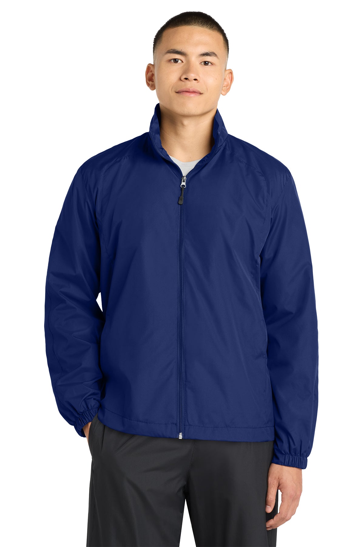 Sport-Tek® Full-Zip Wind Jacket JST70 - True Royal