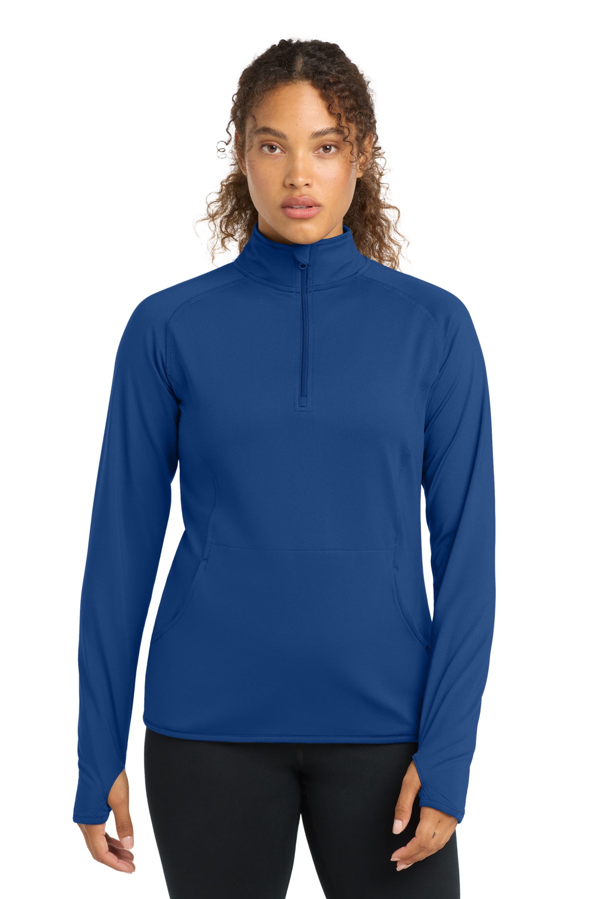 Sport-Tek® Women's Sport-Wick® Stretch 1/4-Zip Pullover LST850 - True Royal