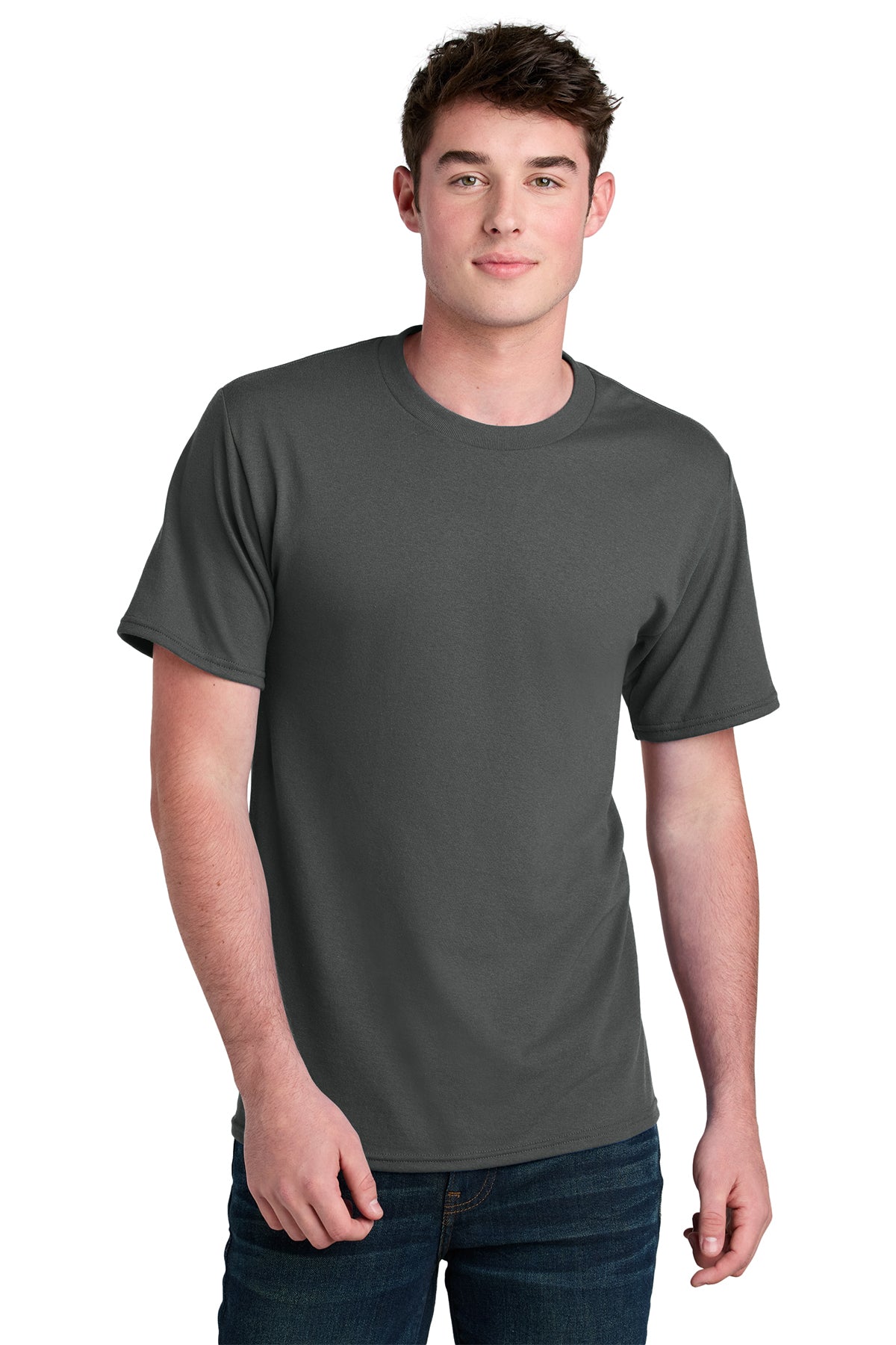 Port & Co® Core Blend Recycled Tee PC01 - Charcoal