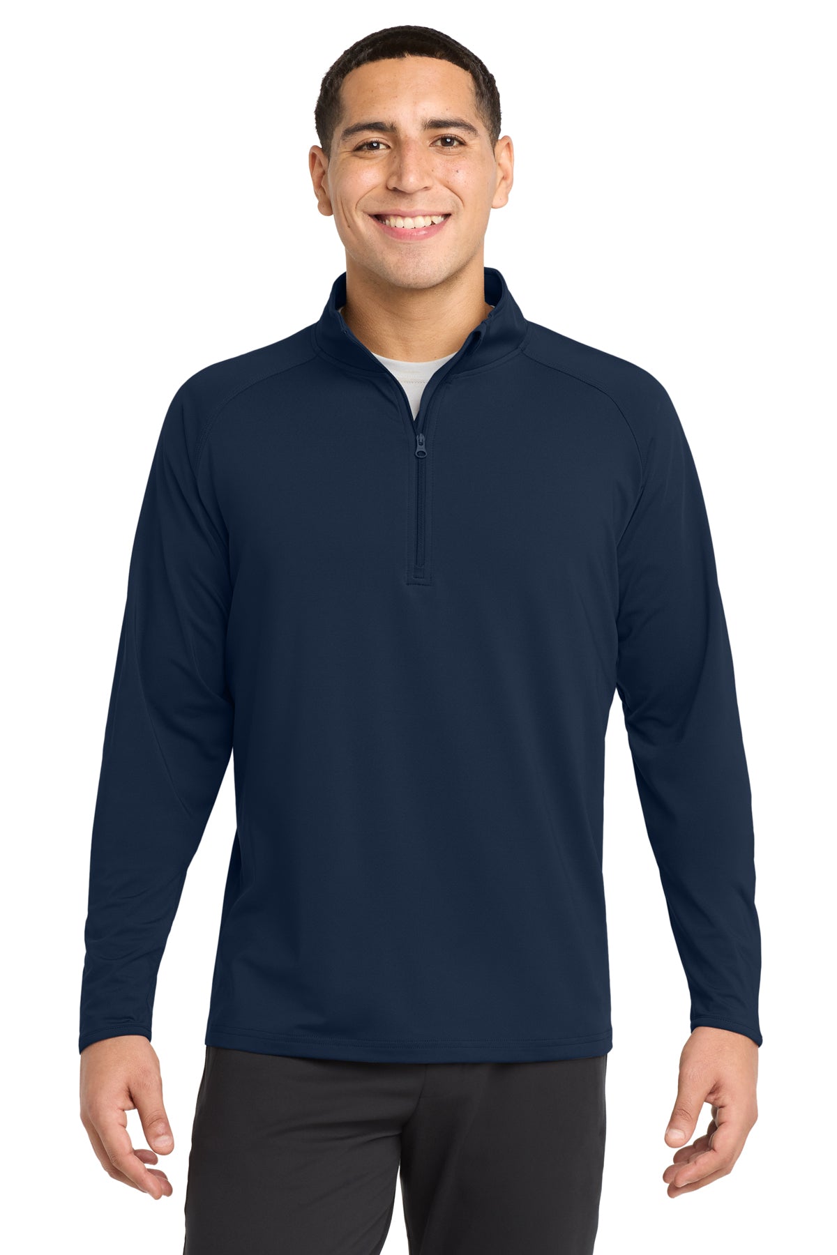Sport-Tek® Sport-Wick® Stretch 1/4-Zip Pullover ST850 - True Navy