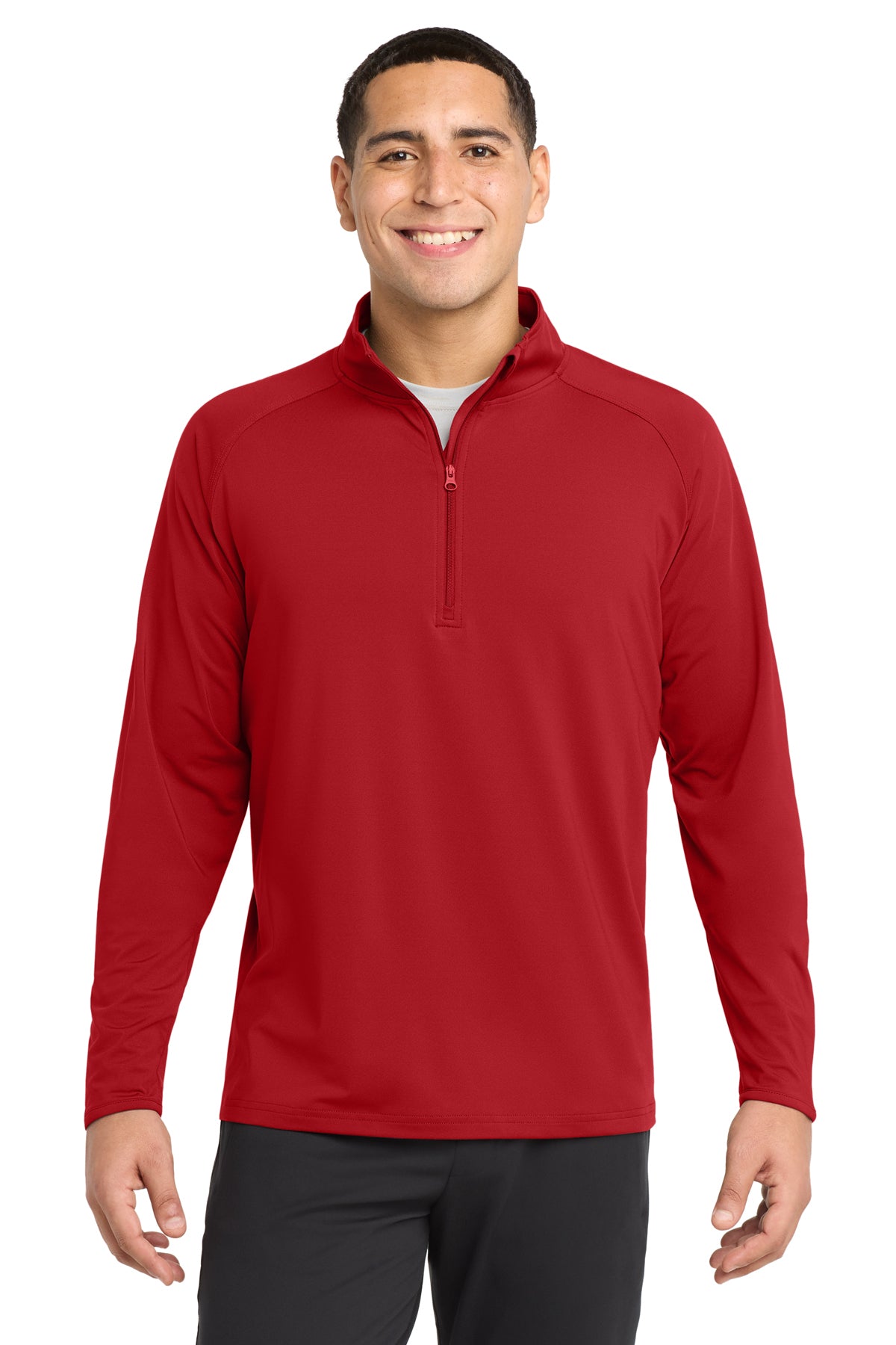 Sport-Tek® Sport-Wick® Stretch 1/4-Zip Pullover ST850 - True Red