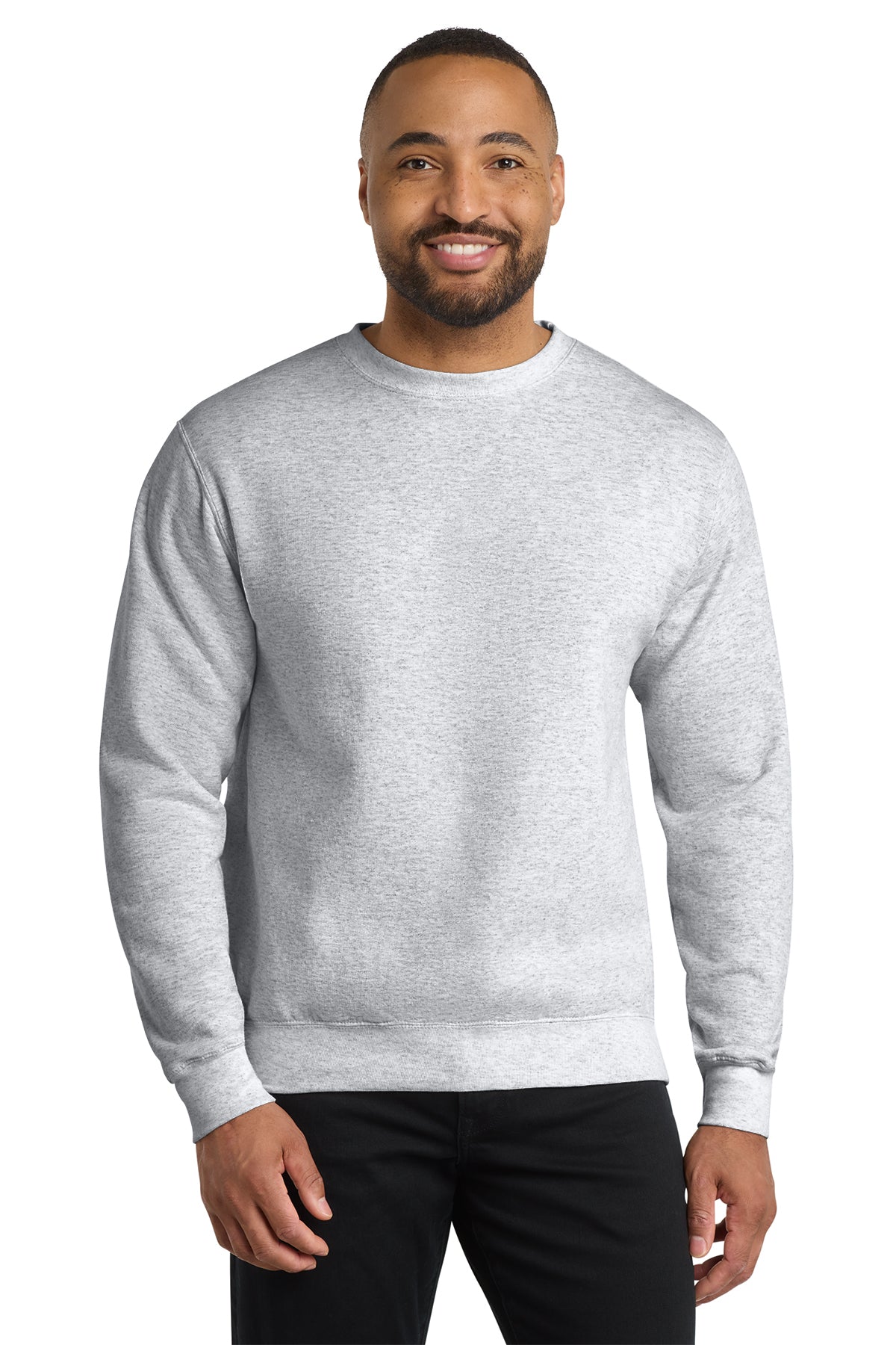 Port & Co® Core Fleece Crewneck Sweatshirt PC78 - Ash