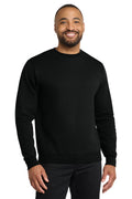 Port & Co® Core Fleece Crewneck Sweatshirt PC78 - Jet Black