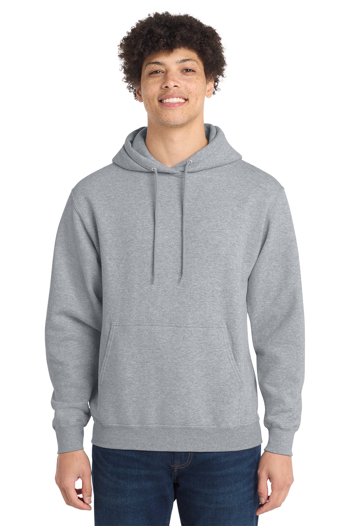 Port & Co® Core Fleece Pullover Hooded Sweatshirt PC78H - Athletic Heather