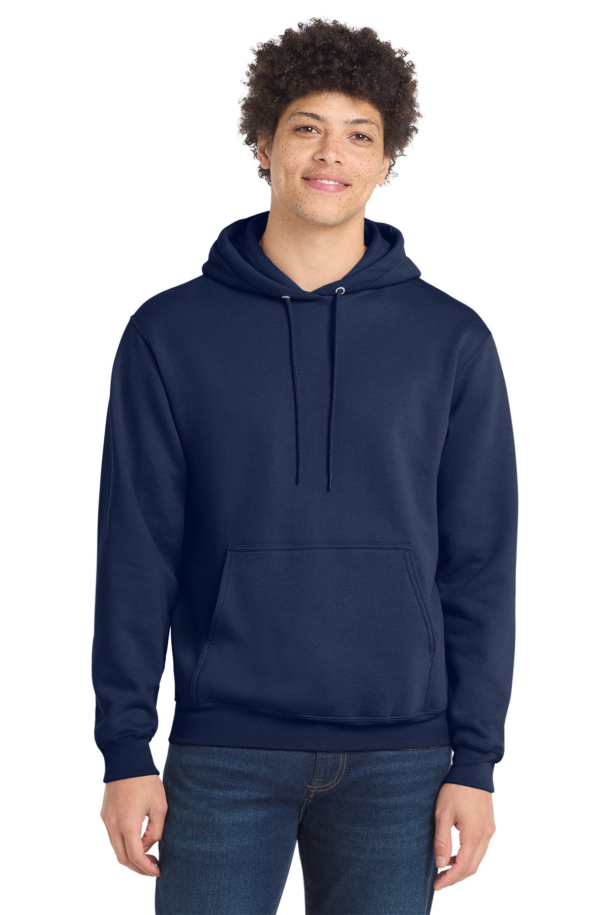 Port & Co® Core Fleece Pullover Hooded Sweatshirt PC78H - True Navy