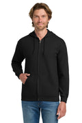 Gildan® Heavy Blend™ Full-Zip Hooded Sweatshirt 18600 - Black