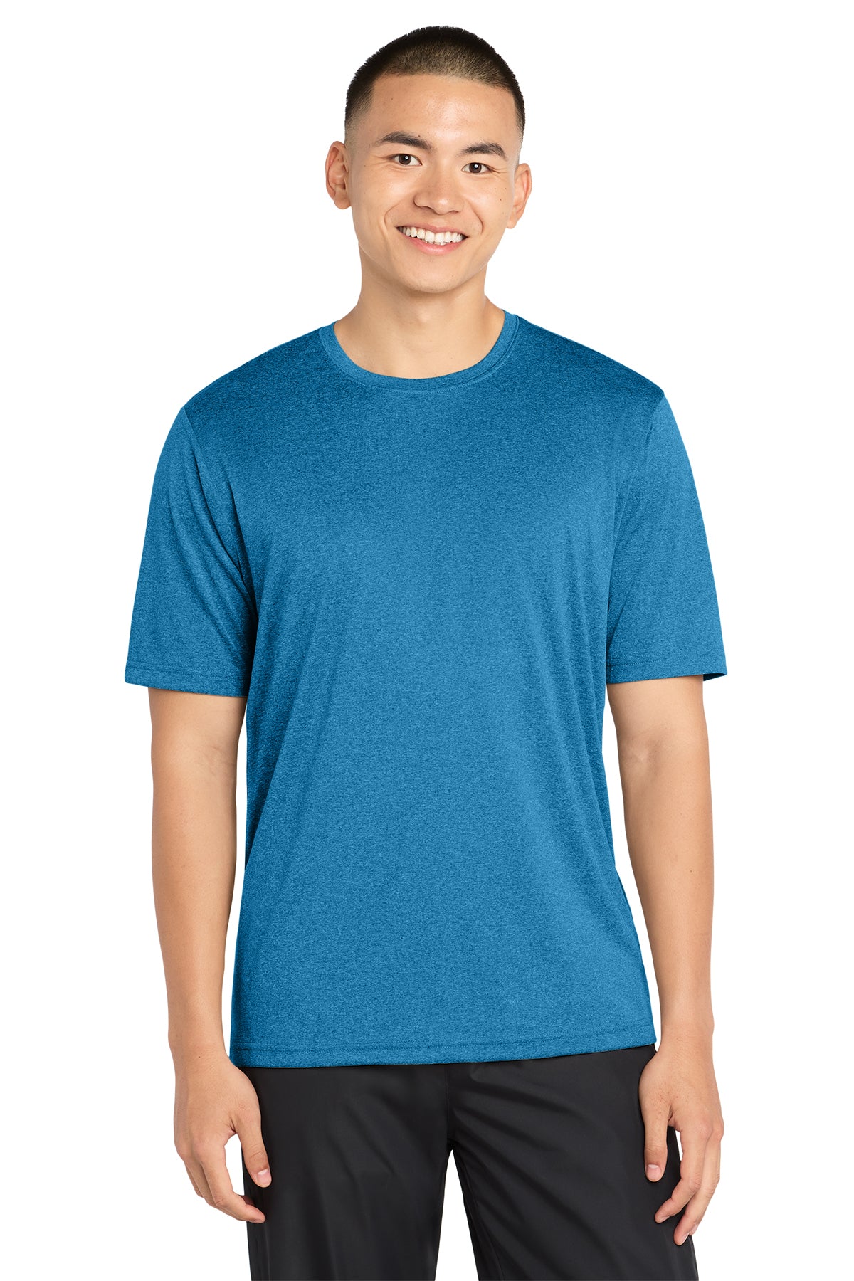 Sport-Tek® Heather Contender™ Tee ST360 - Blue Wake Heather