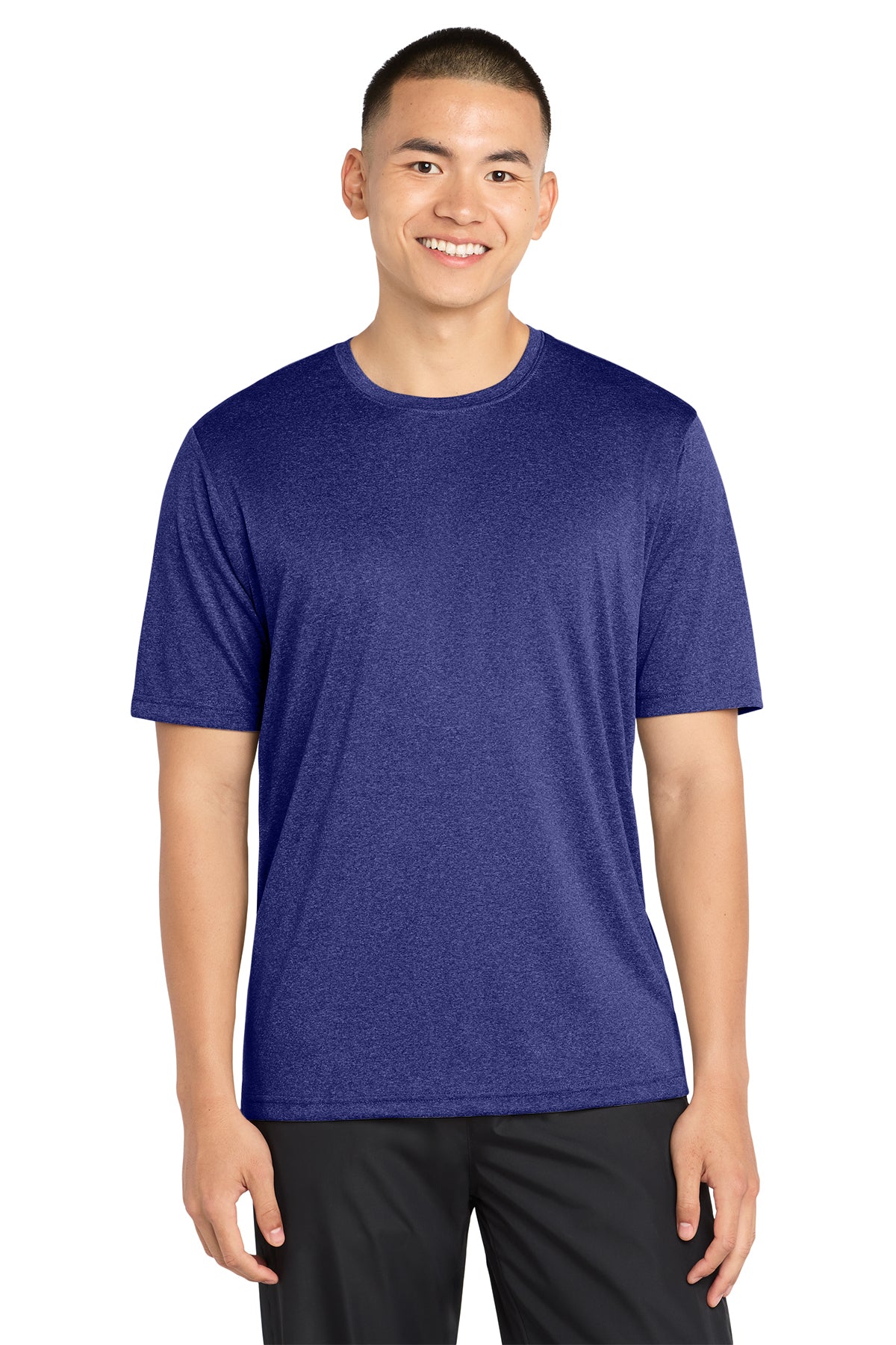 Sport-Tek® Heather Contender™ Tee ST360 - Cobalt Heather