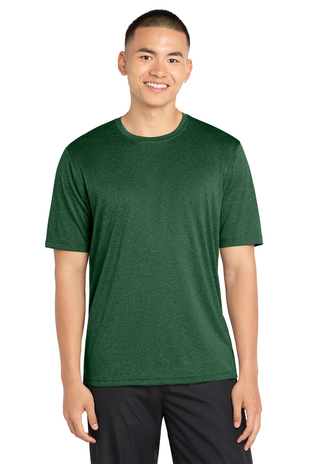 Sport-Tek® Heather Contender™ Tee ST360 - Forest Green Heather