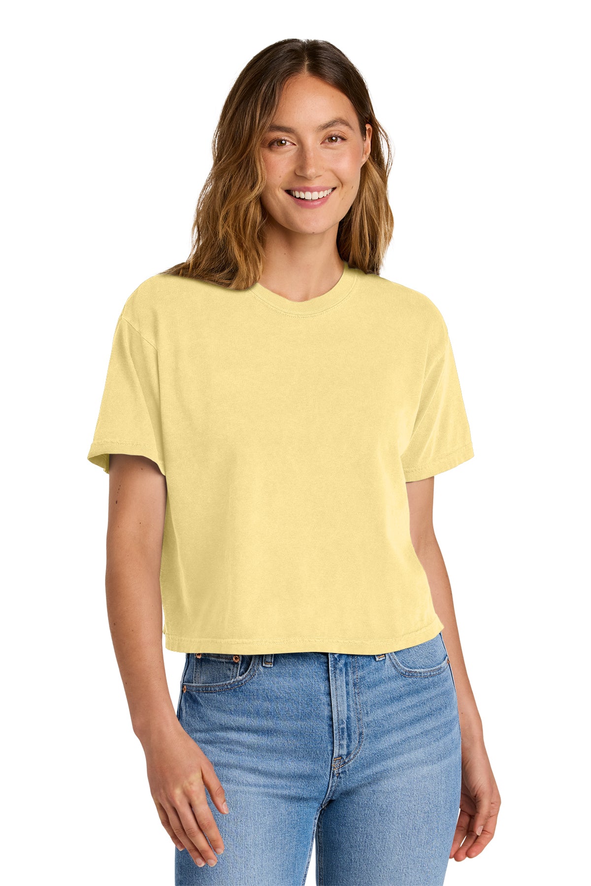 Comfort Colors® Women’s Heavyweight Boxy Tee 3023CL - Butter