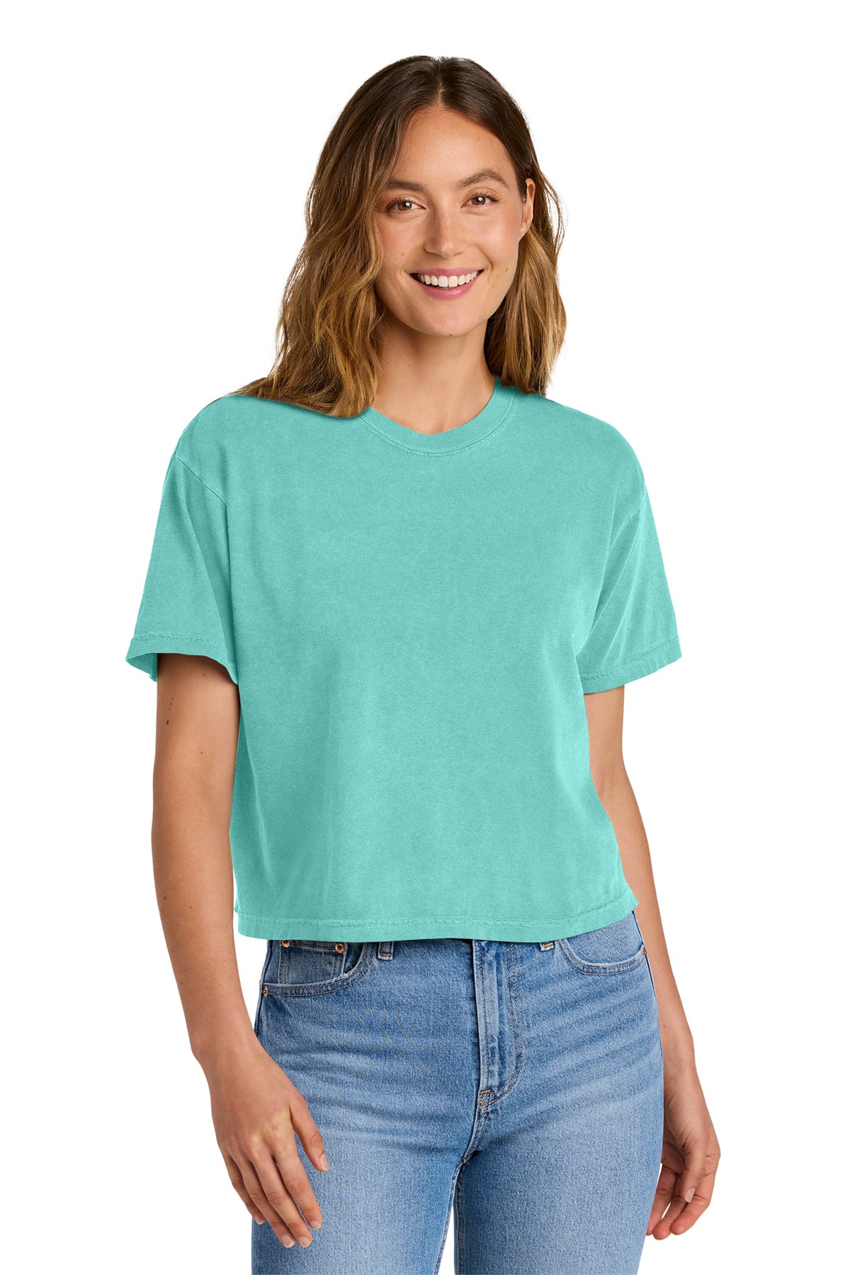 Comfort Colors® Women’s Heavyweight Boxy Tee 3023CL - Chalky Mint