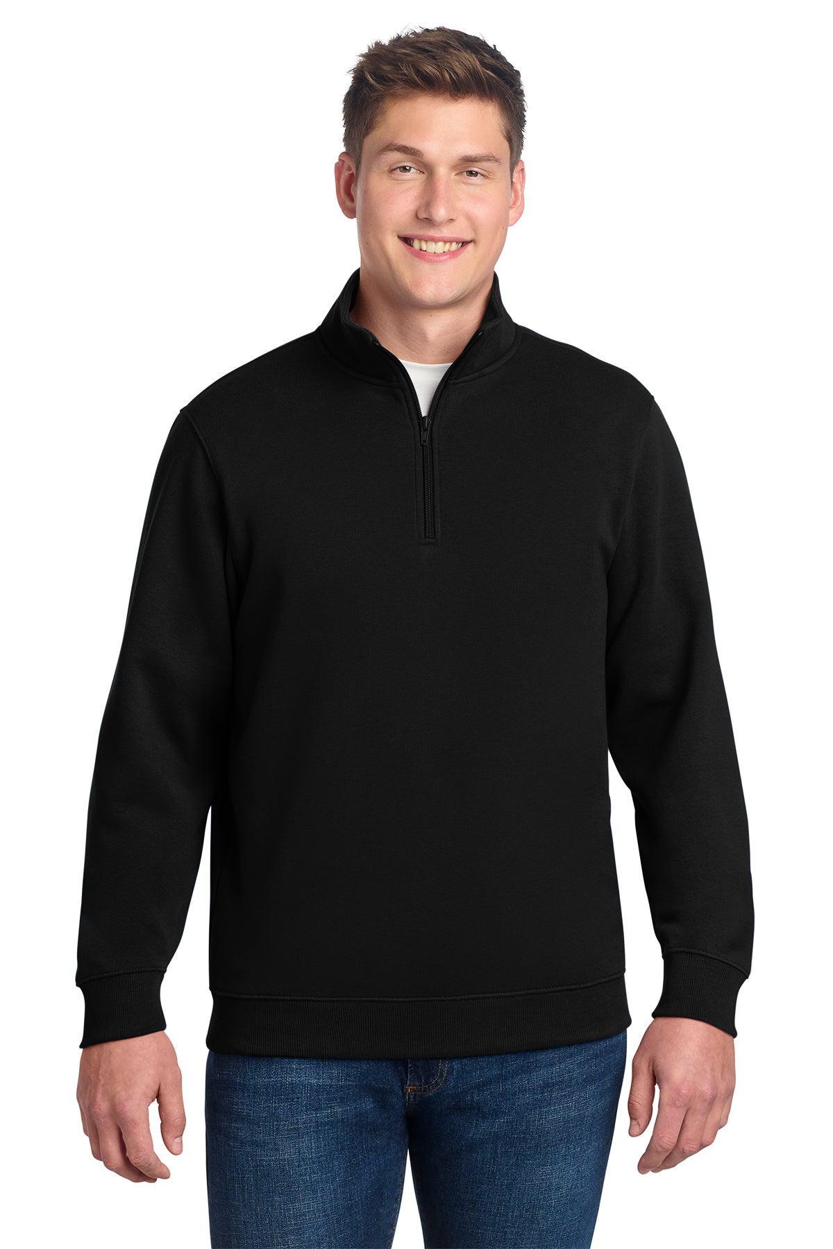 Sport-Tek® 1/4-Zip Sweatshirt ST253 - Black