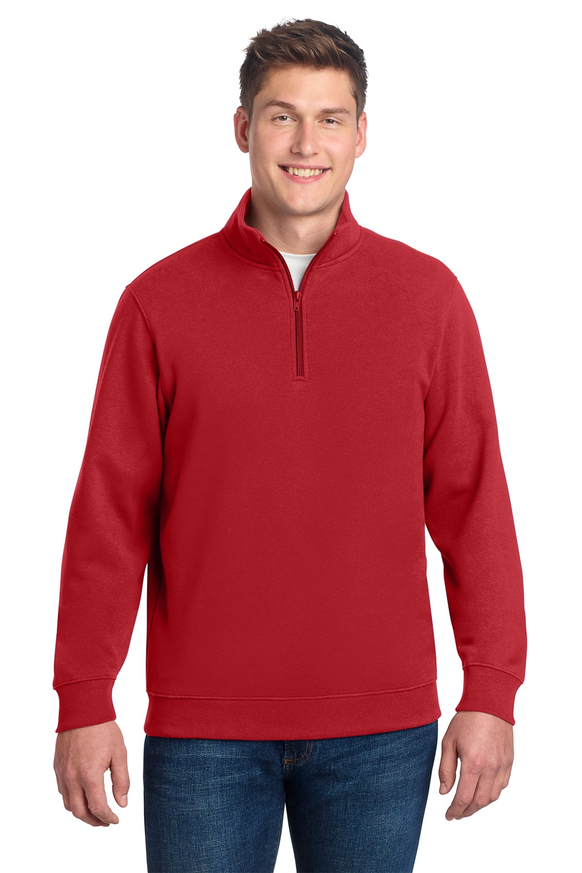 Sport-Tek® 1/4-Zip Sweatshirt ST253 - True Red